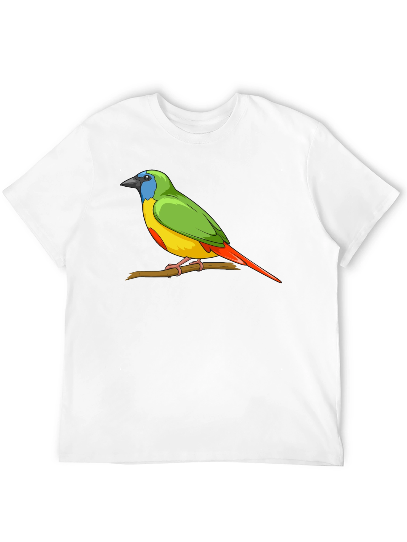 Bird on Branch Graphic Tee - Unisex Black T-Shirt