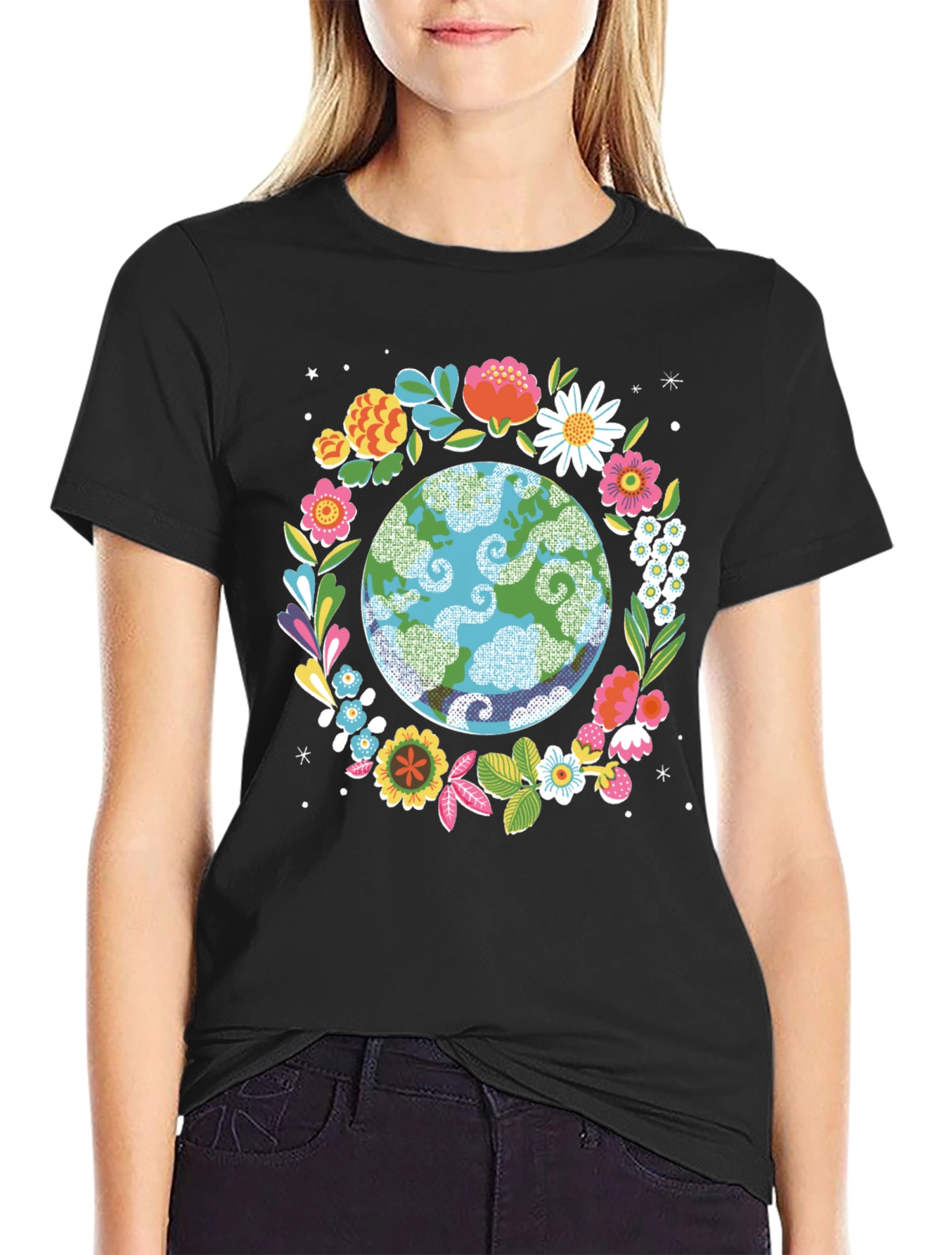 Earth Day Floral T-Shirt