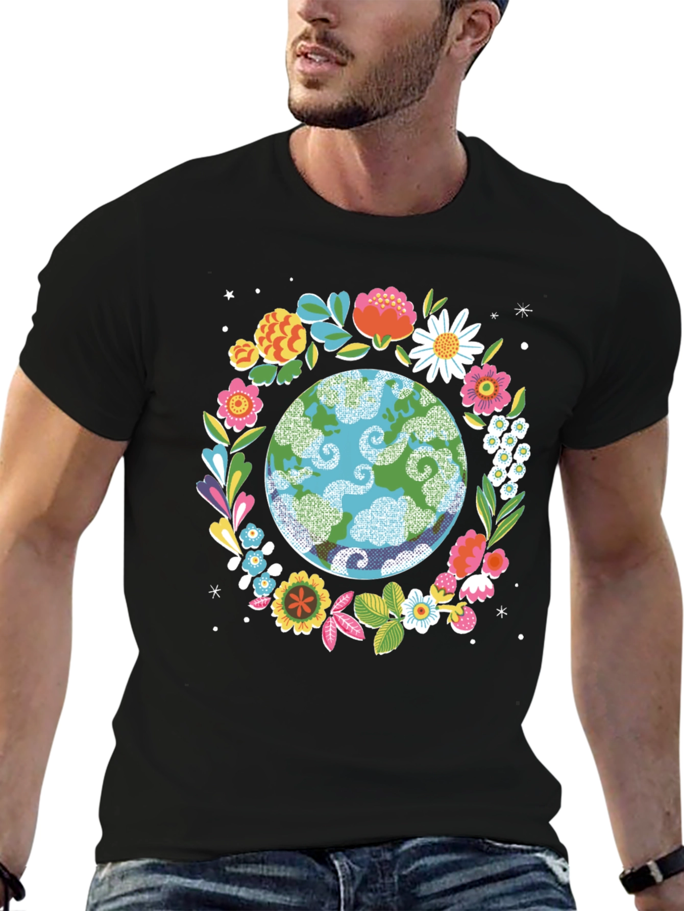 Earth Day Floral T-Shirt