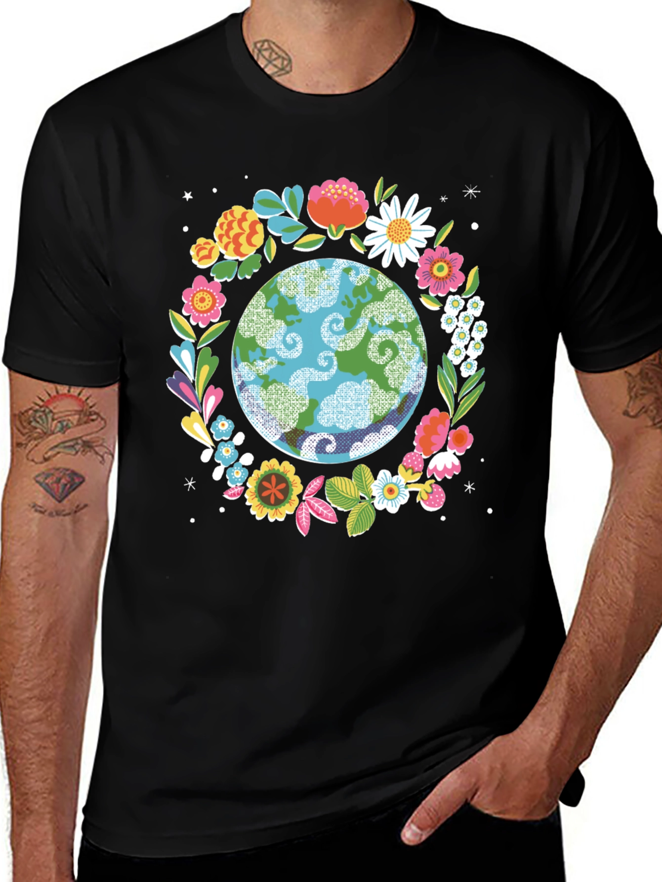 Earth Day Floral T-Shirt