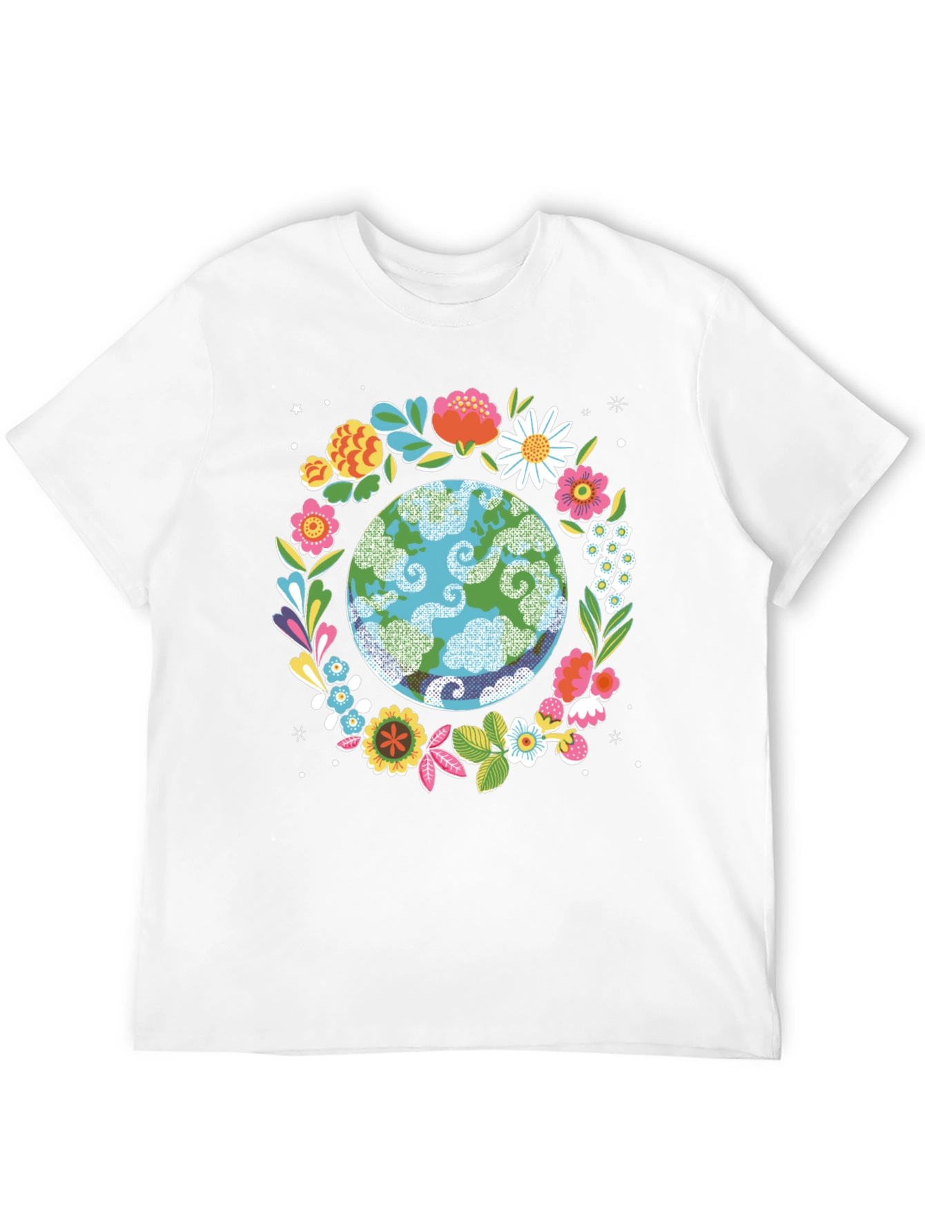 Earth Day Floral T-Shirt