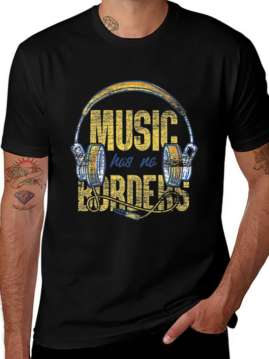 Music Has No Borders Graphic Tee