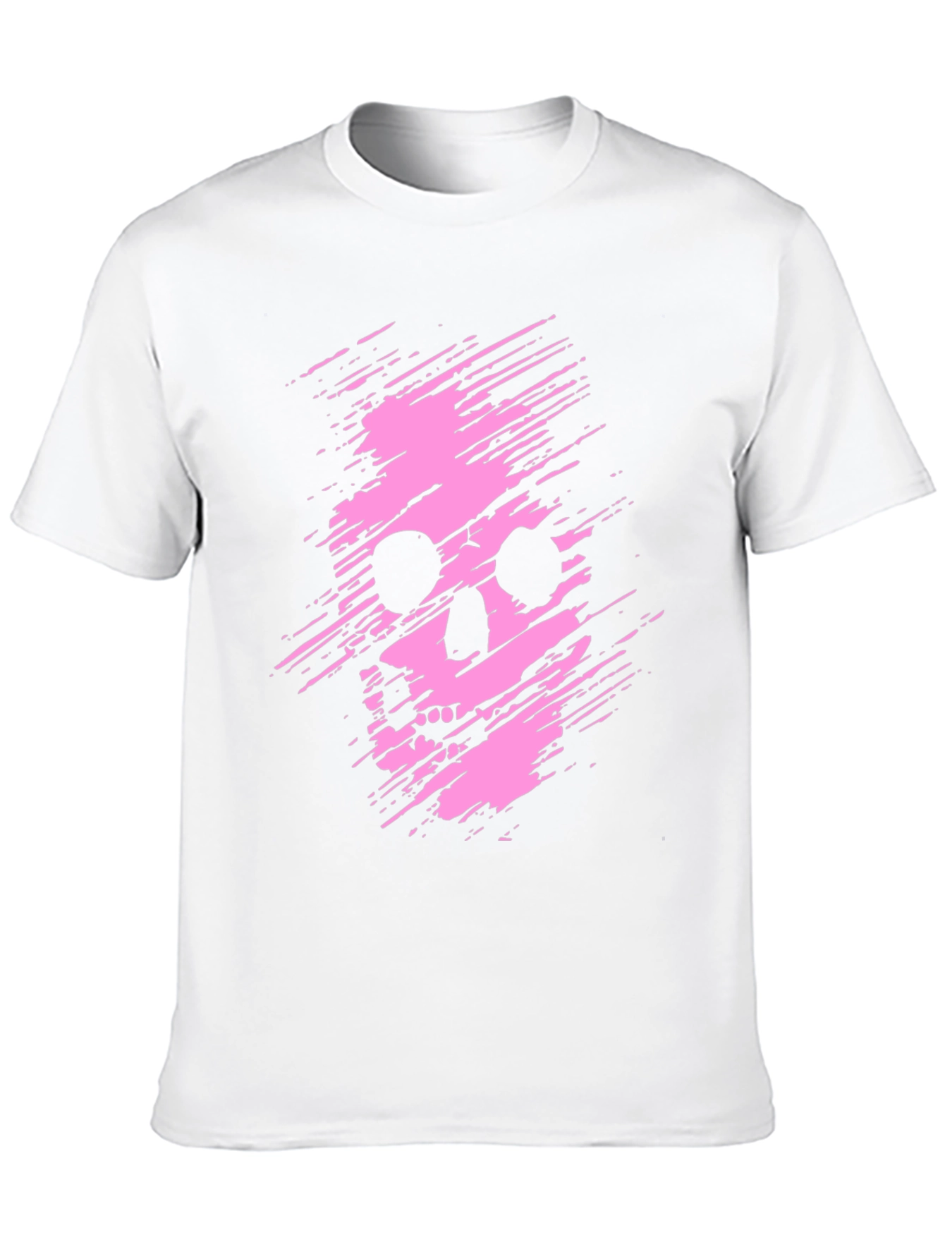 Edgy Skull Graphic Tee - Mens Black T-Shirt
