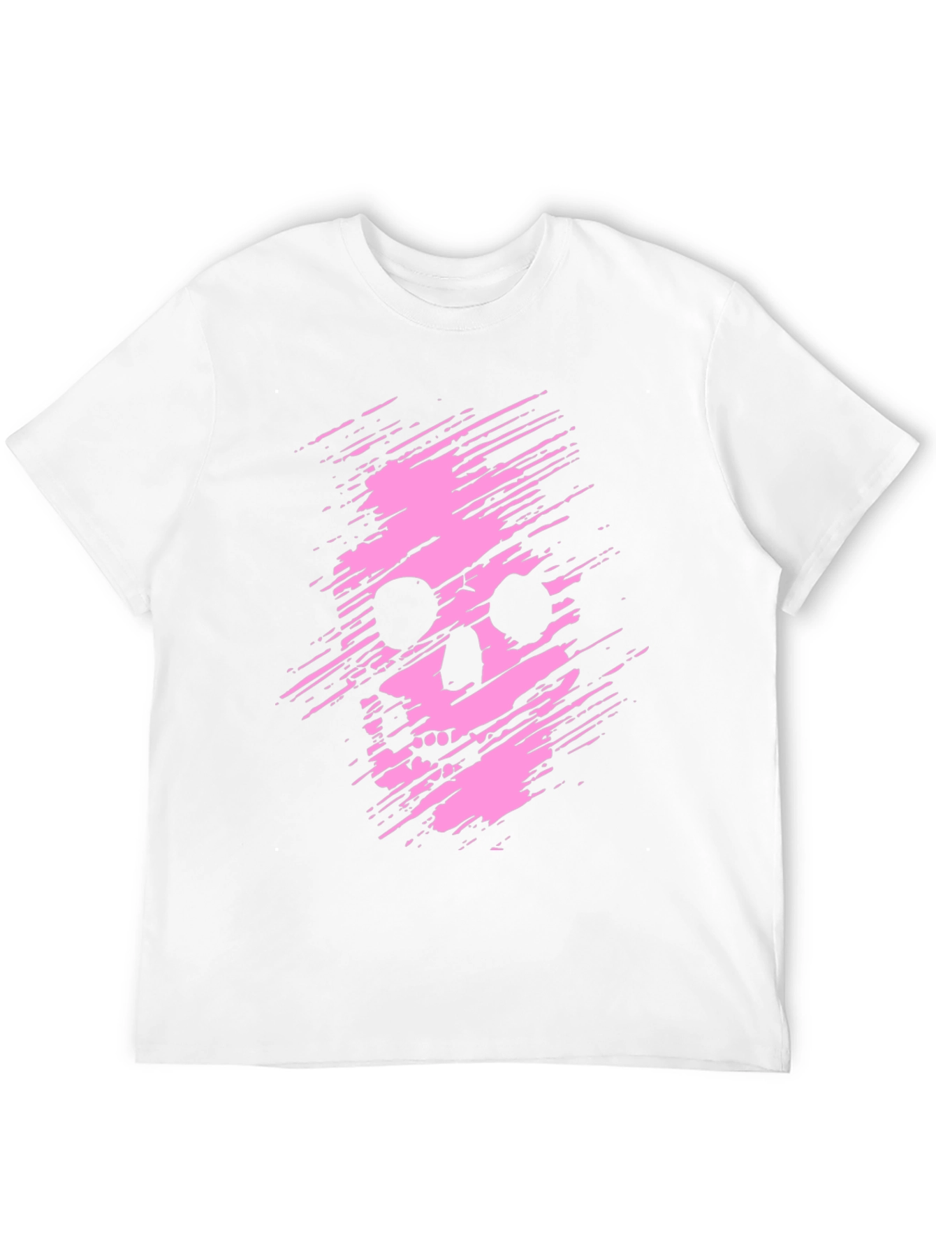 Edgy Skull Graphic Tee - Mens Black T-Shirt