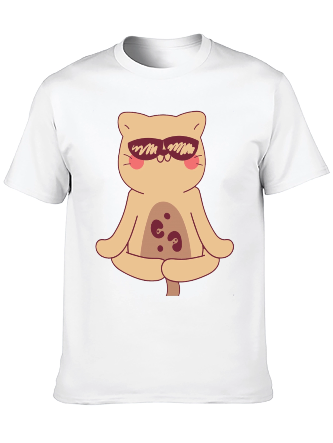 Cool Cat Meditating T-Shirt