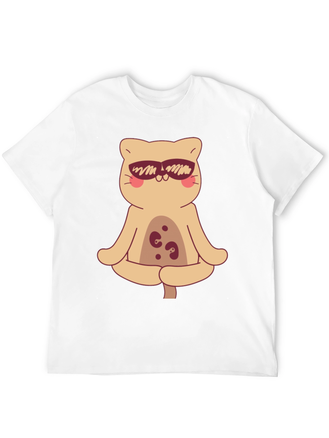 Cool Cat Meditating T-Shirt