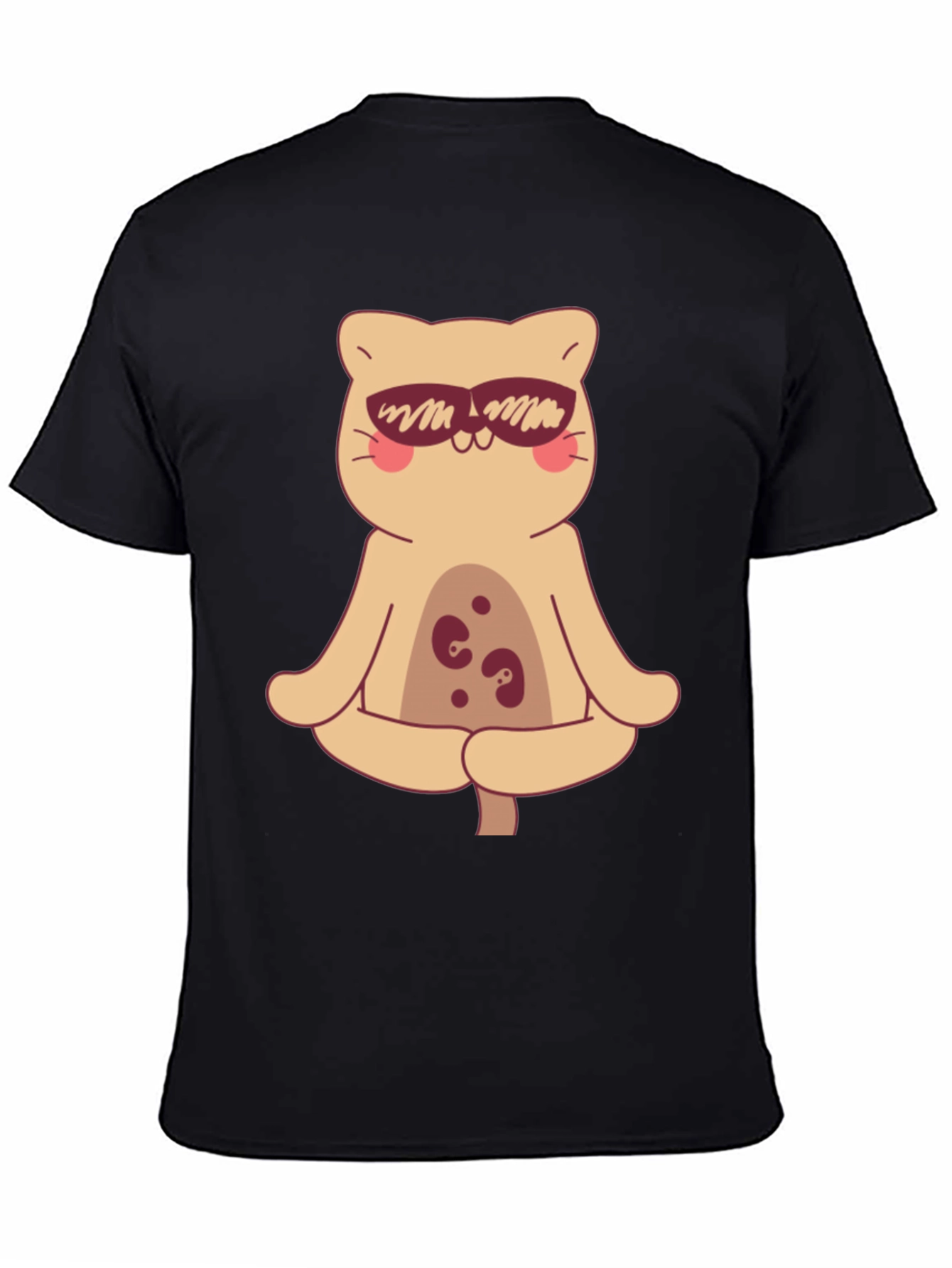 Cool Cat Meditating T-Shirt