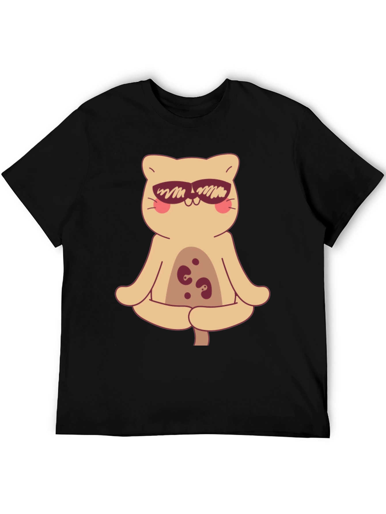 Cool Cat Meditating T-Shirt