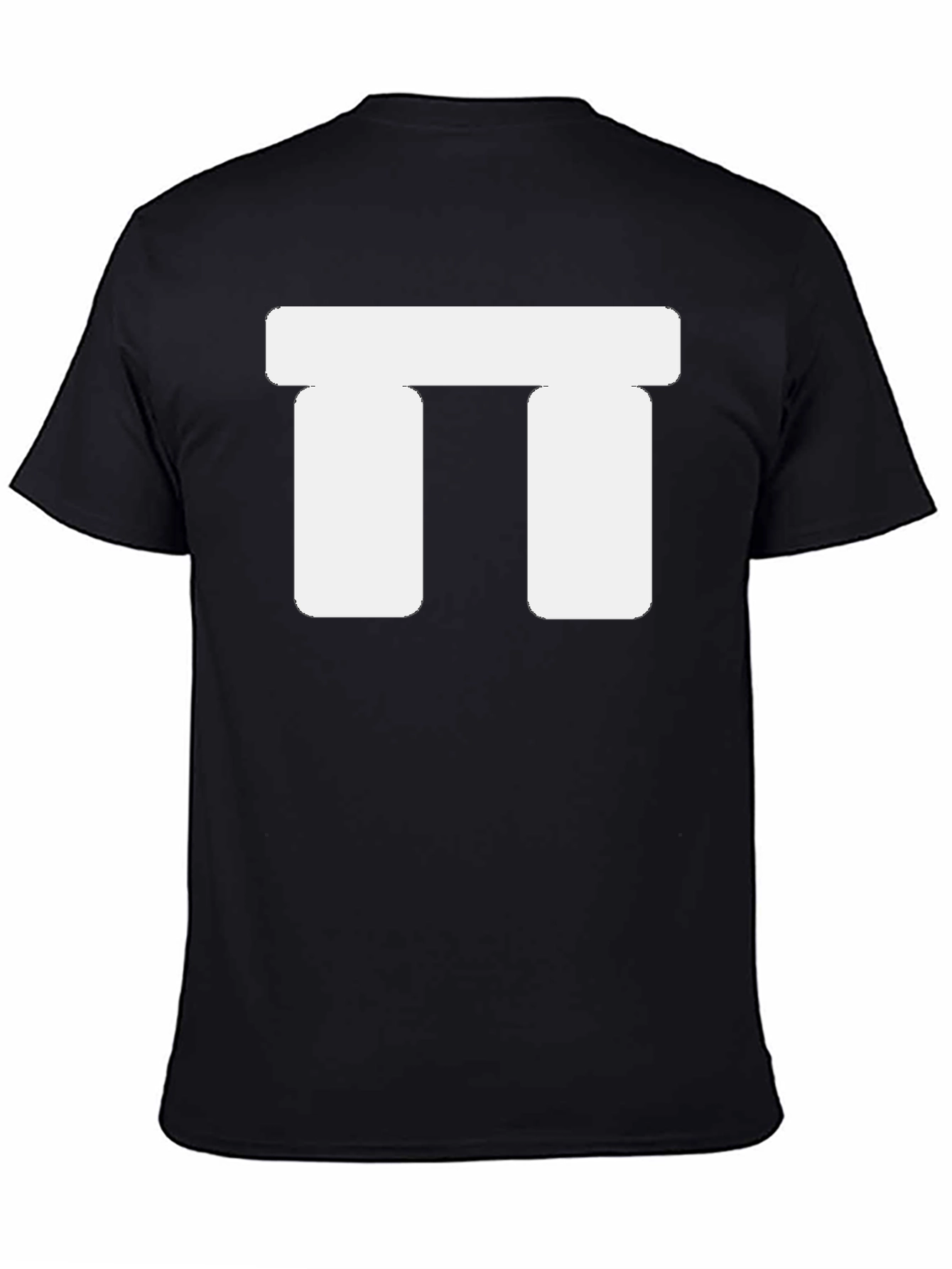 Abstract Graphic T-Shirt - Black Cotton Casual Tee