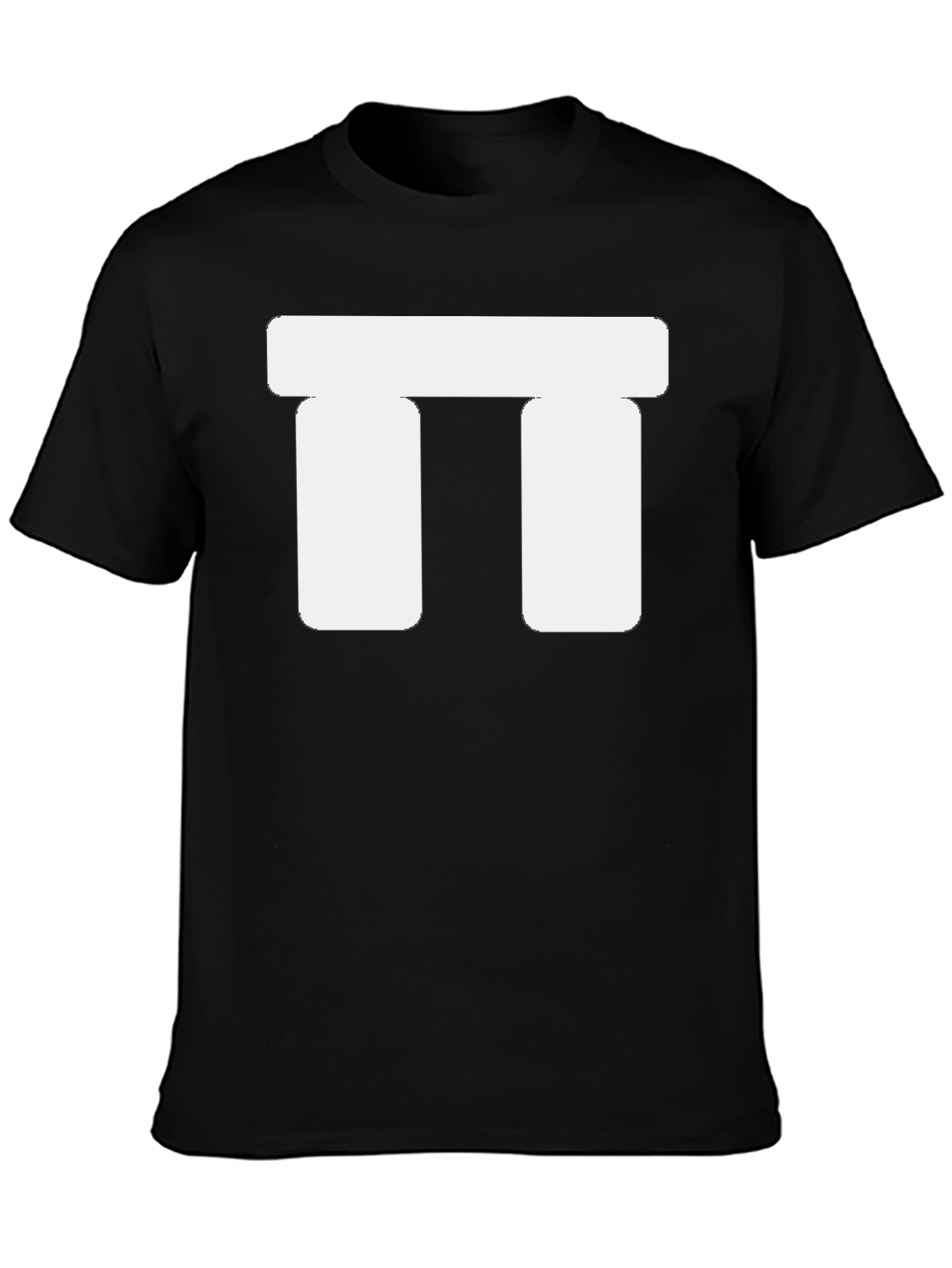 Abstract Graphic T-Shirt - Black Cotton Casual Tee