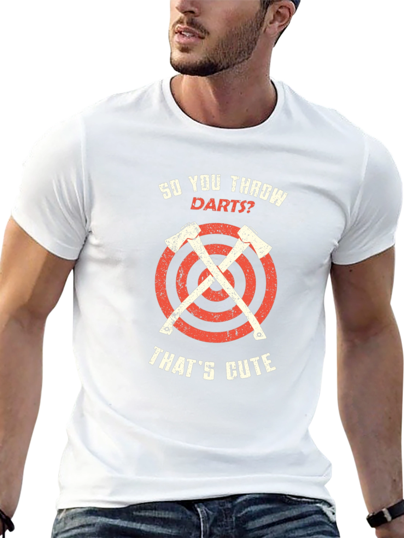 So You Throw Darts? Axe Throwing Graphic Tee