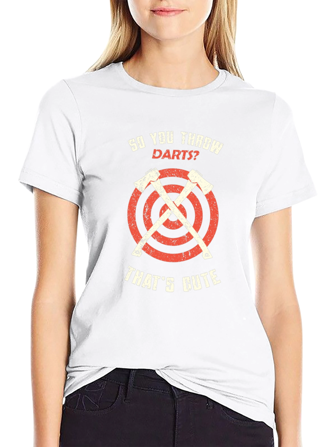 So You Throw Darts? Axe Throwing Graphic Tee