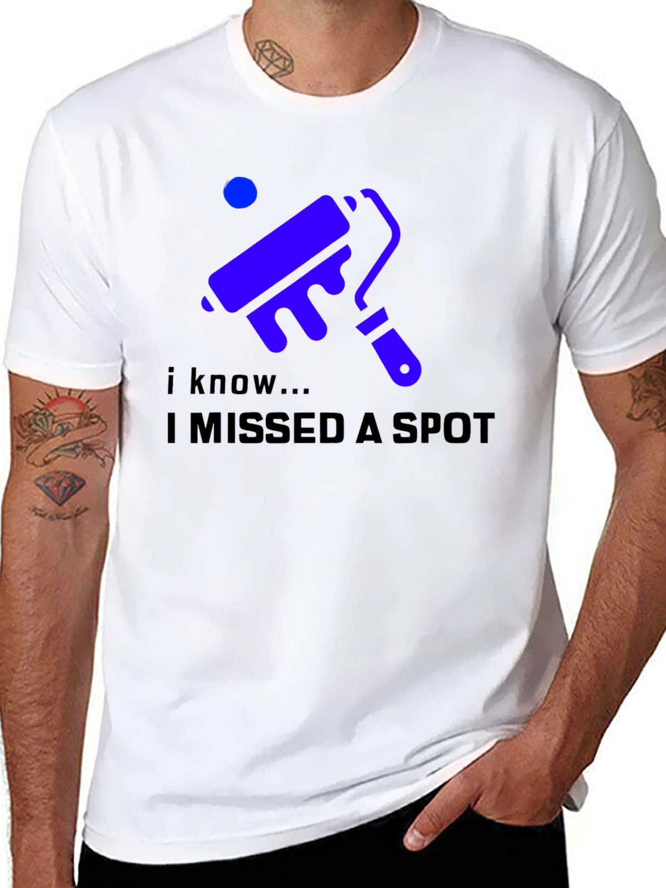 I Missed a Spot Funny T-Shirt