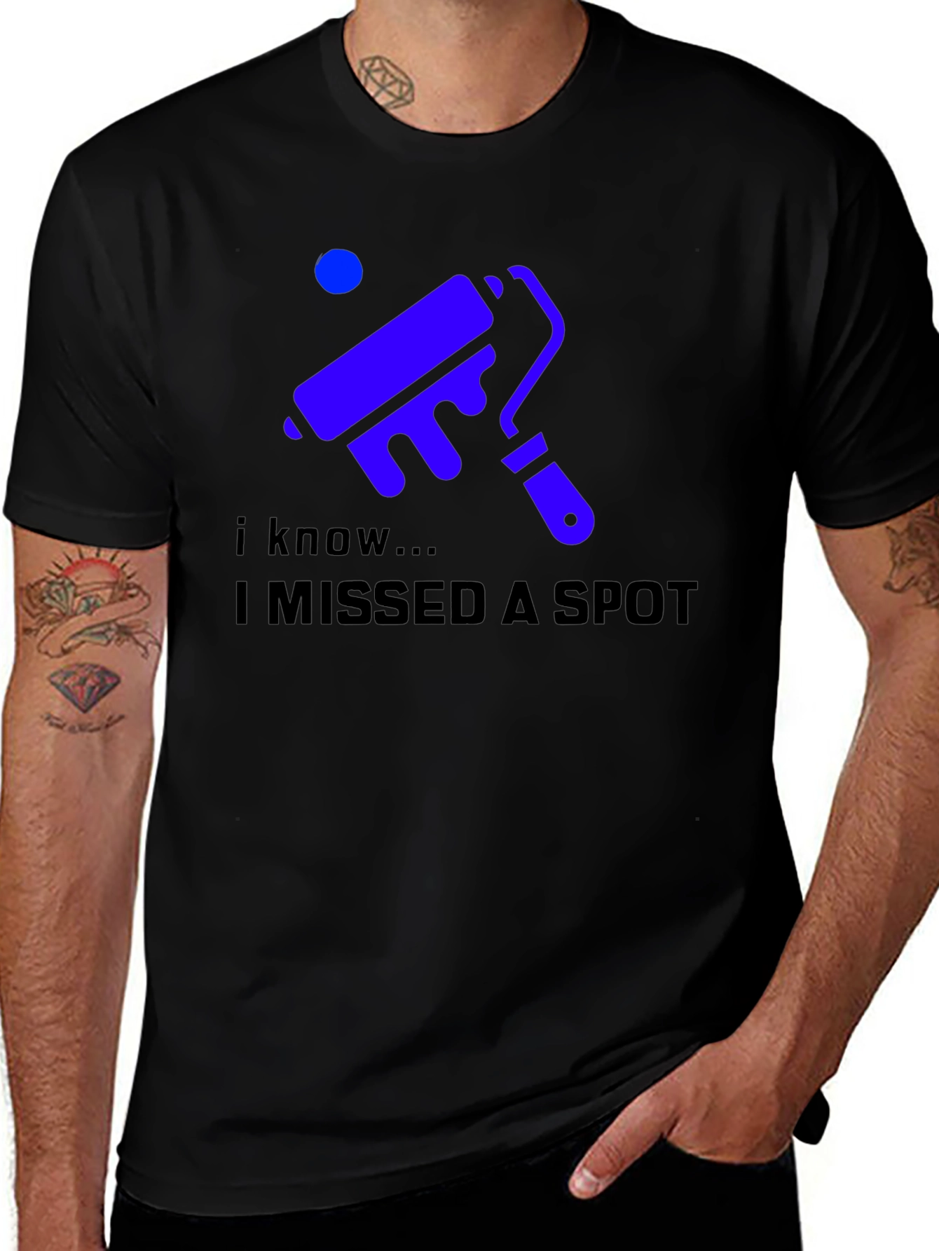 I Missed a Spot Funny T-Shirt