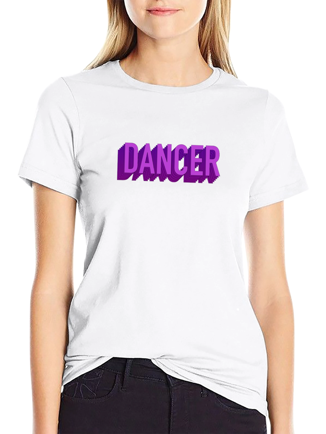 Dancer T-Shirt - Modern Purple Design