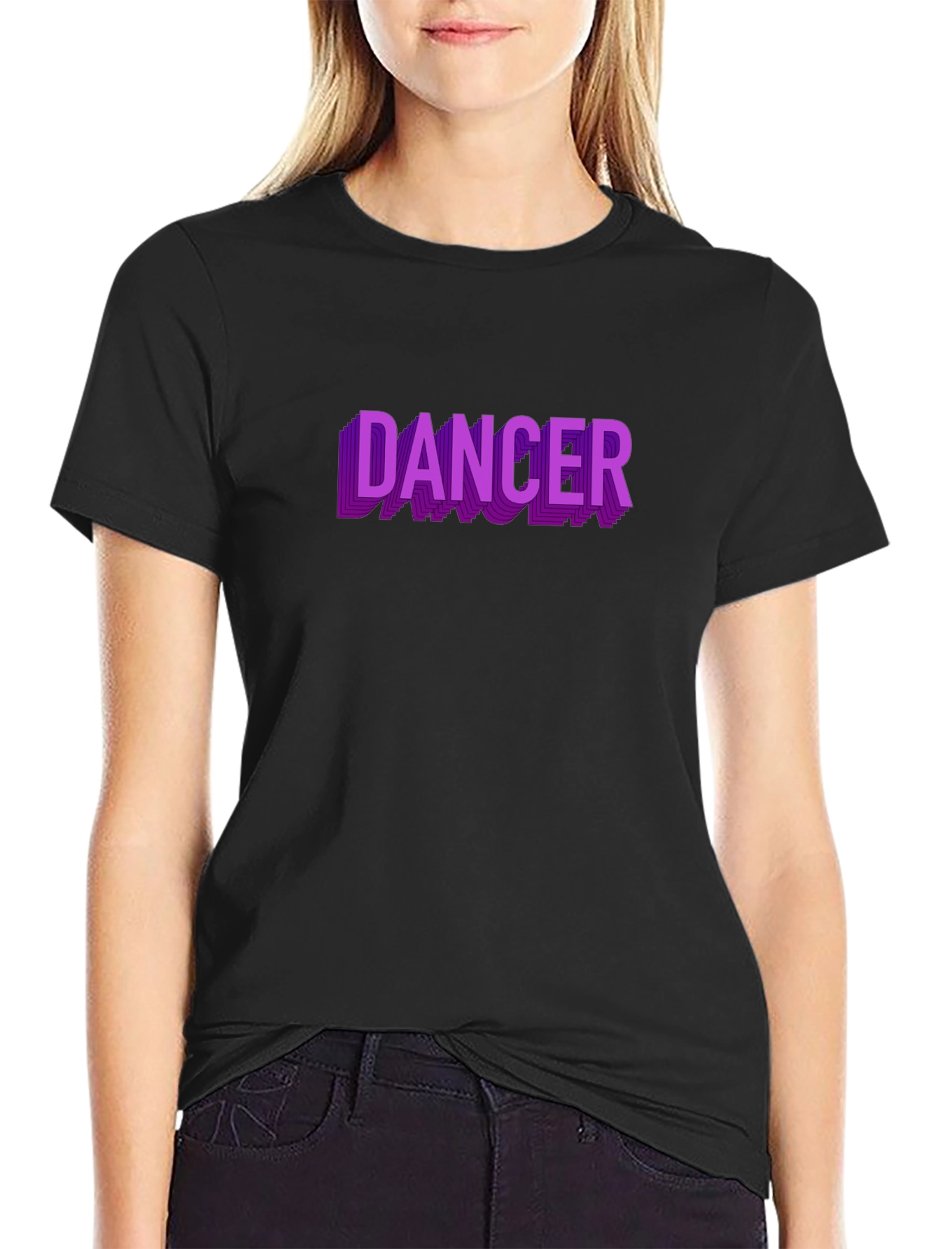 Dancer T-Shirt - Modern Purple Design