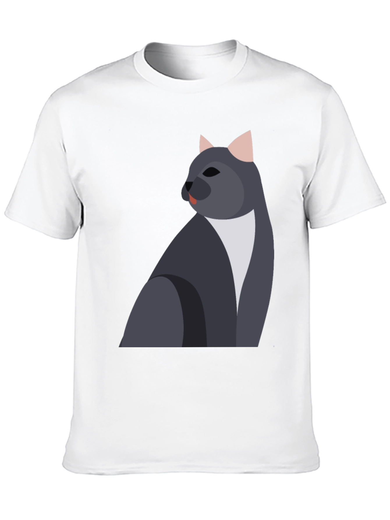 Cool Cat Graphic T-Shirt - Mens Black Tee