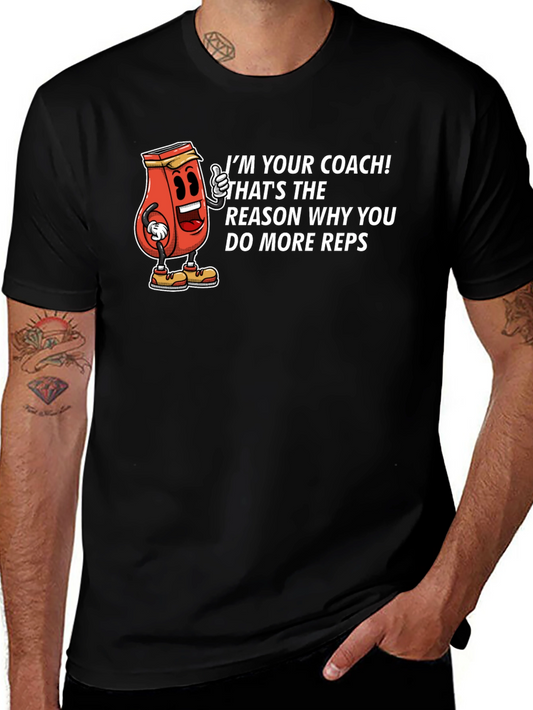 Coach Kool-Aid Man More Reps Black T-Shirt