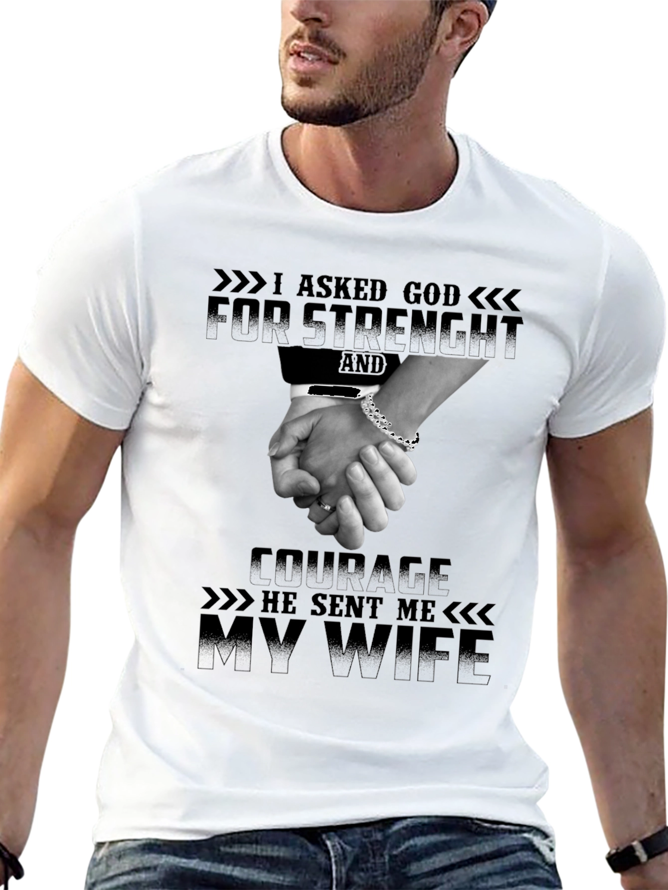 I Asked God For Strength T-Shirt
