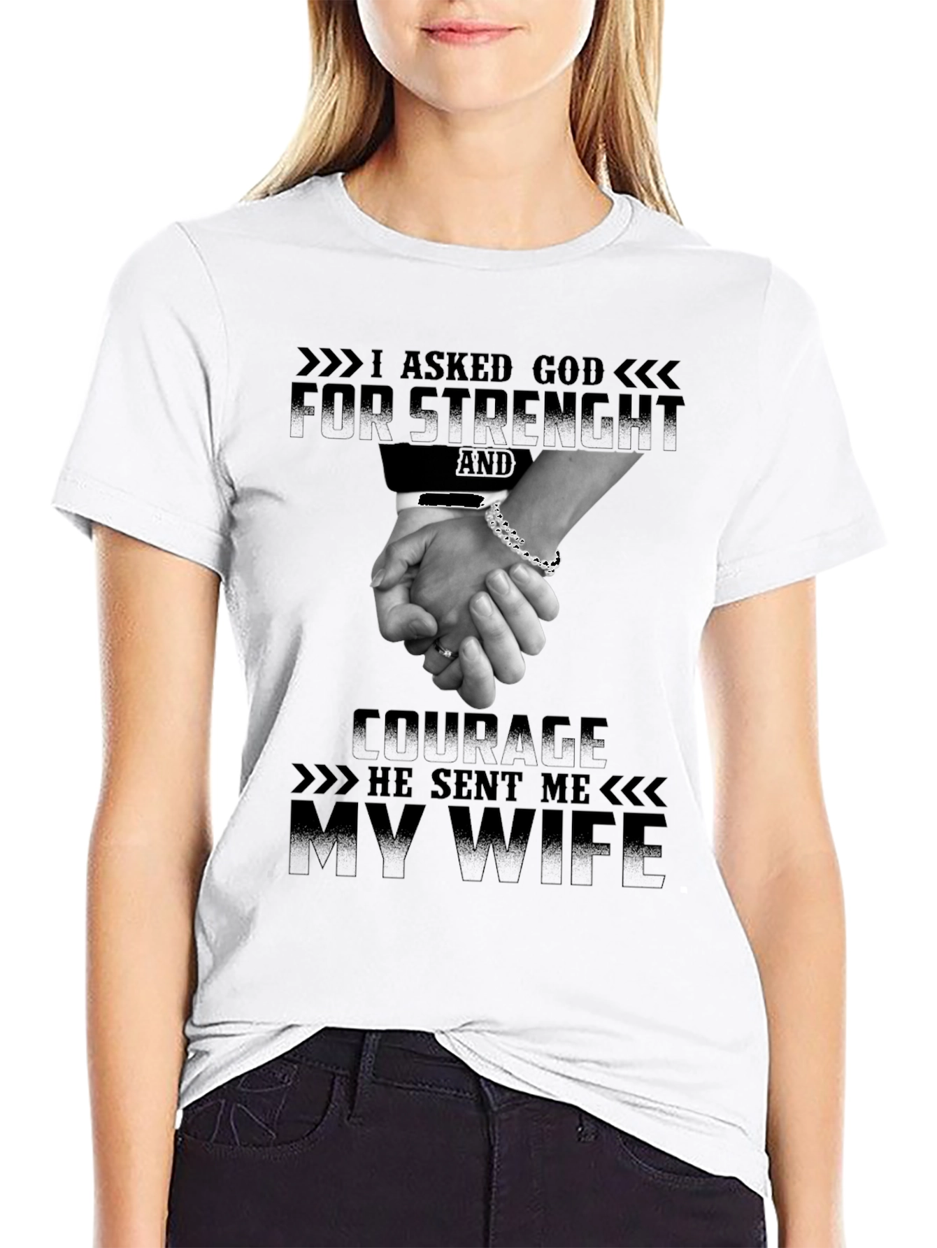 I Asked God For Strength T-Shirt