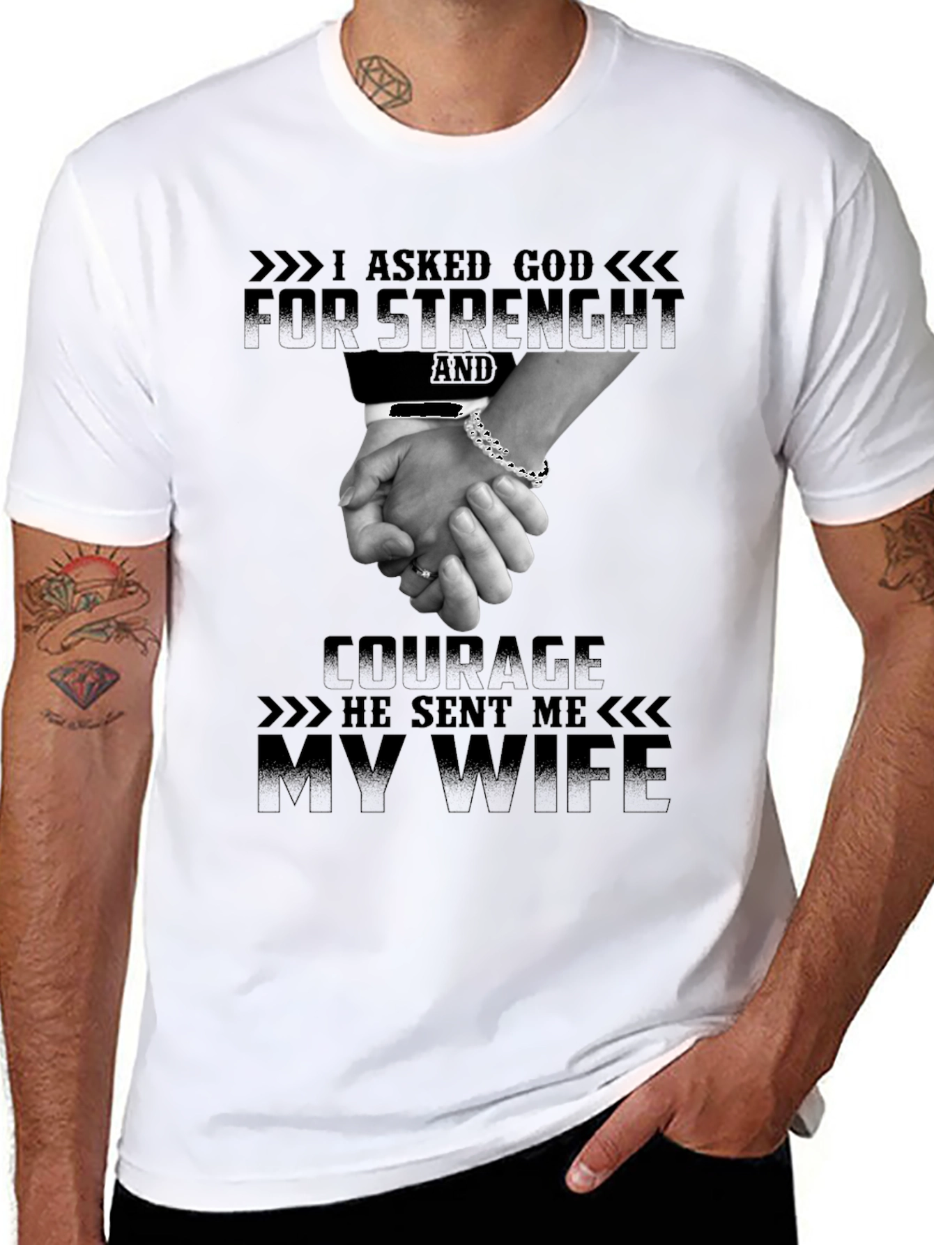 I Asked God For Strength T-Shirt