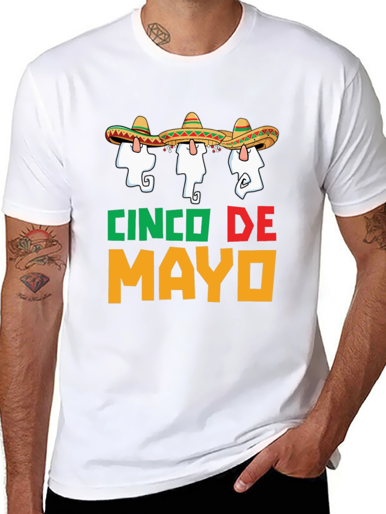 Cinco De Mayo T-Shirt Black Graphic Tee
