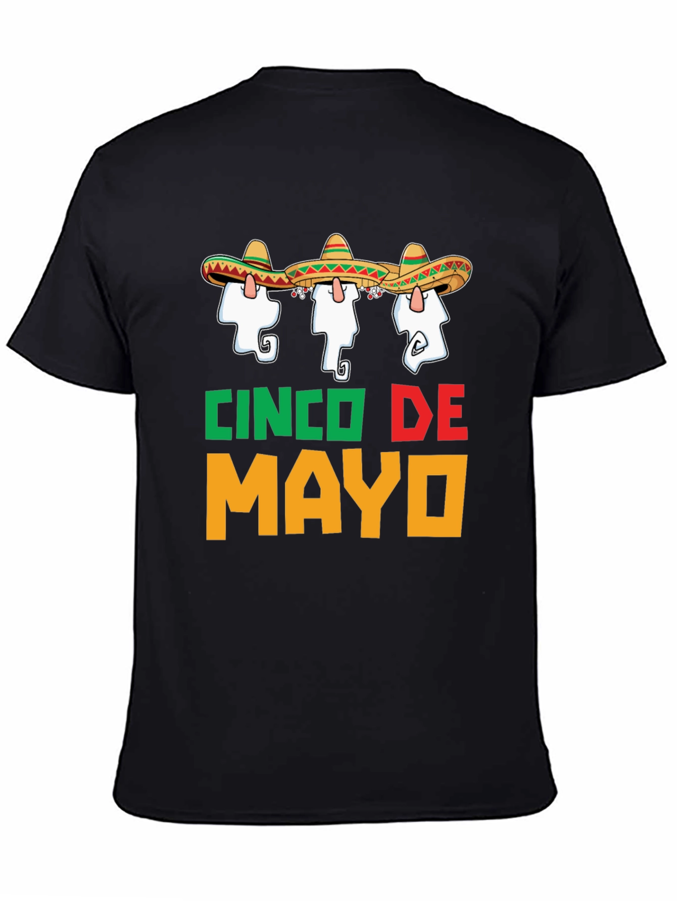 Cinco De Mayo T-Shirt Black Graphic Tee