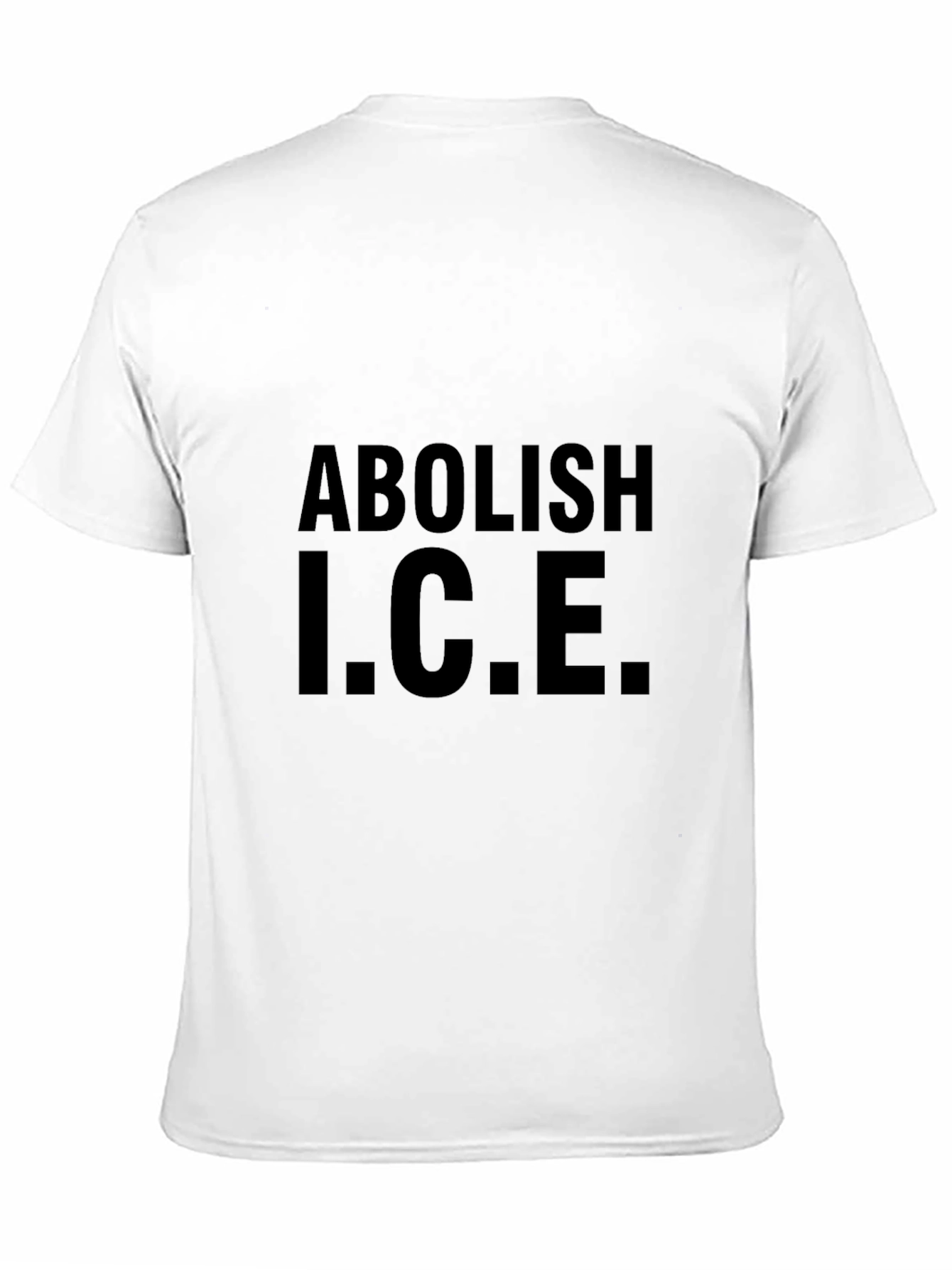 Abolish I.C.E. Black Graphic T-Shirt