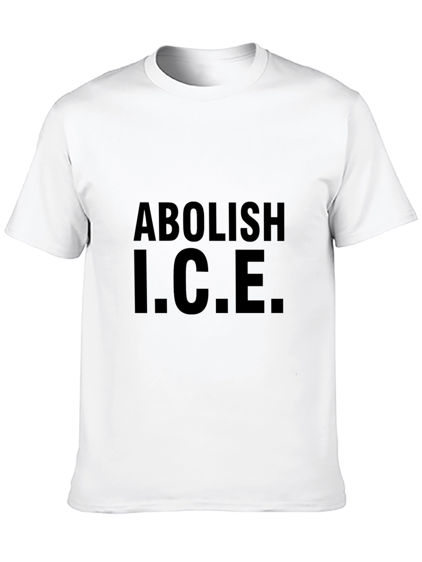 Abolish I.C.E. Black Graphic T-Shirt