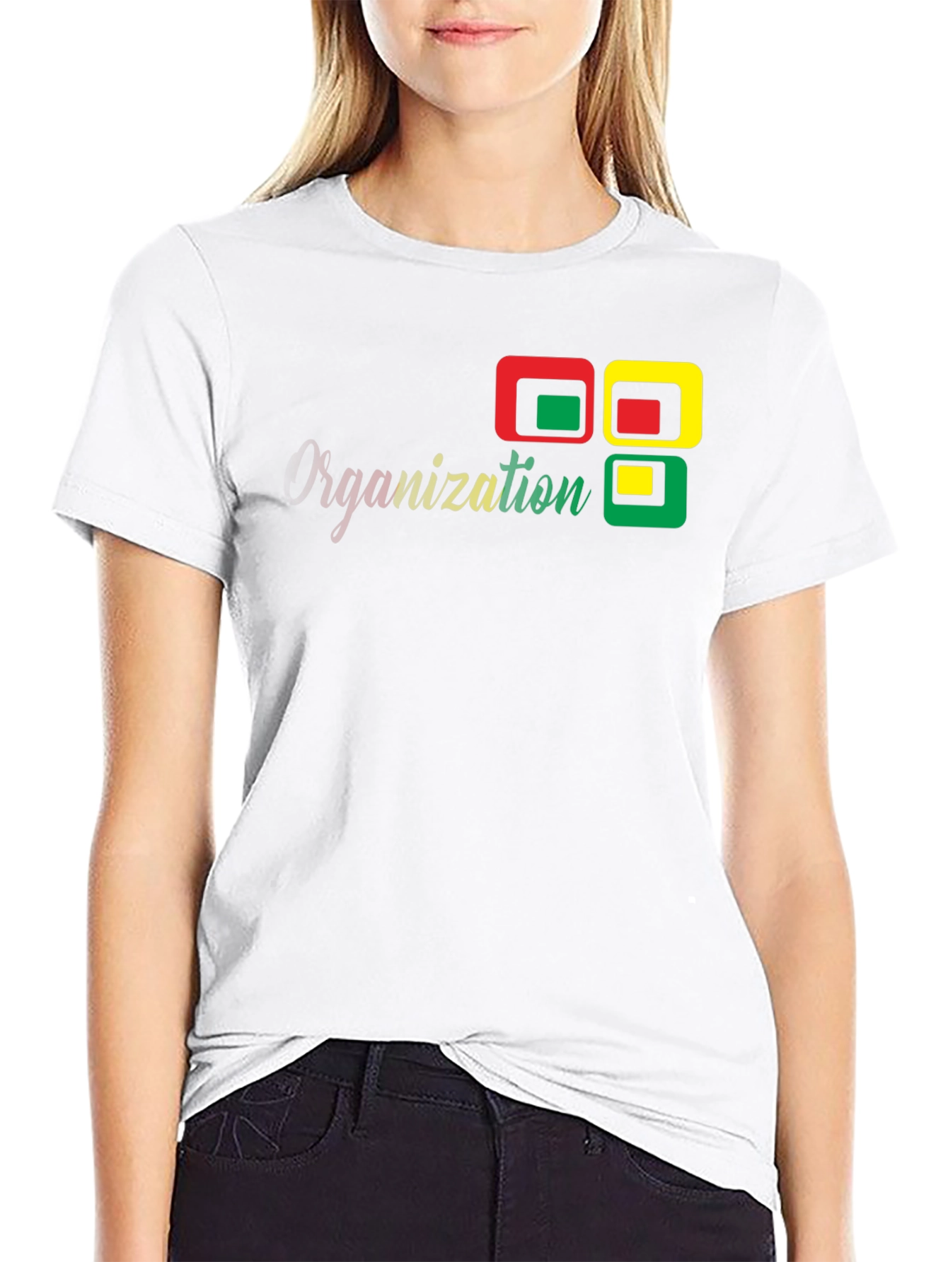 Organization Graphic Black T-Shirt