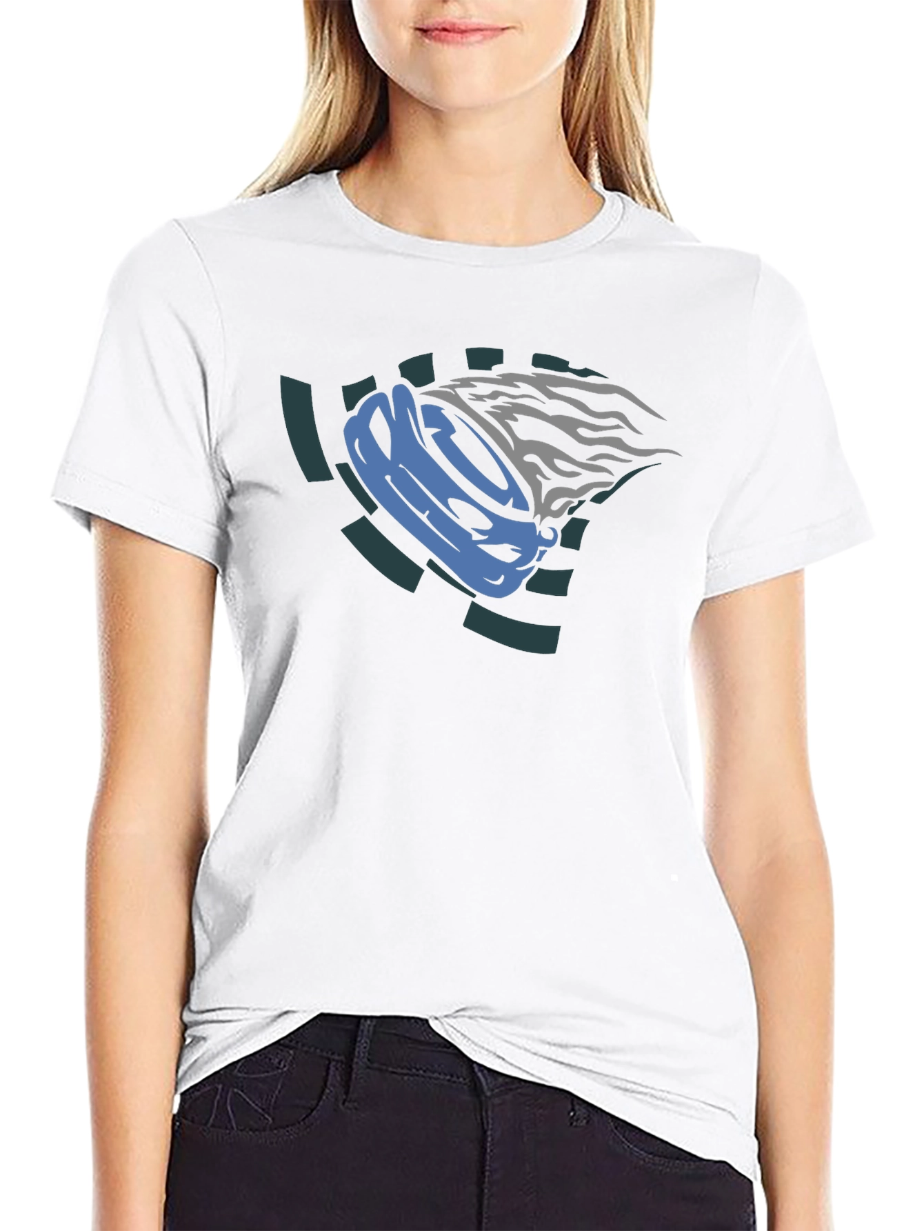 Cool Hockey Puck Graphic T-Shirt