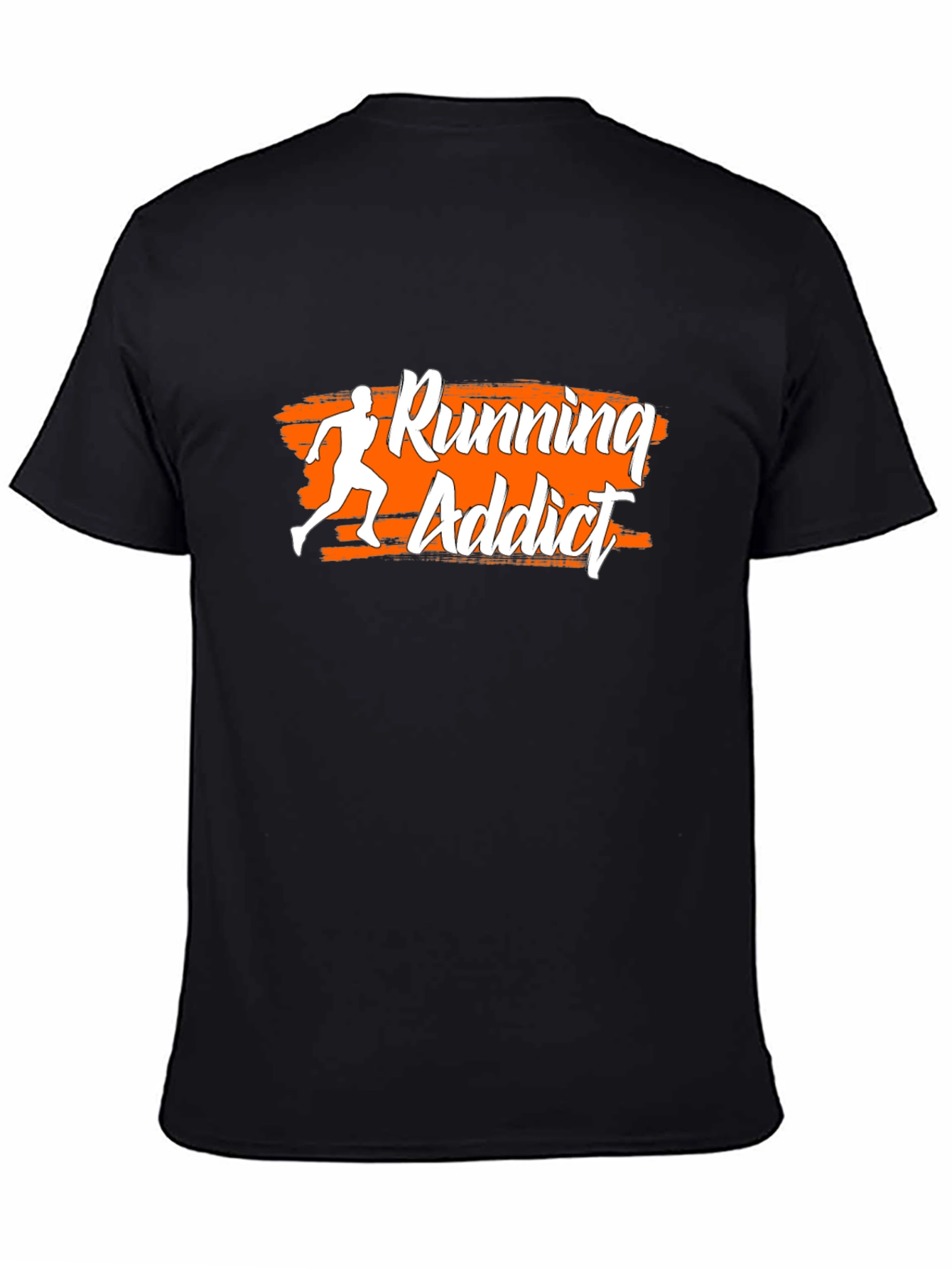 Running Addict Graphic Tee - Black
