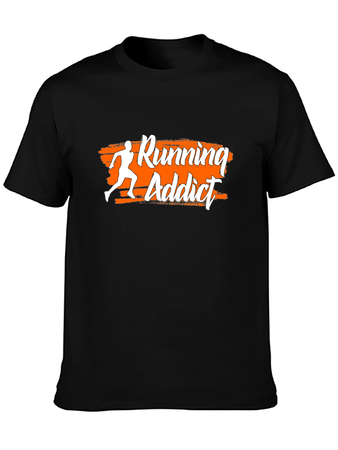 Running Addict Graphic Tee - Black