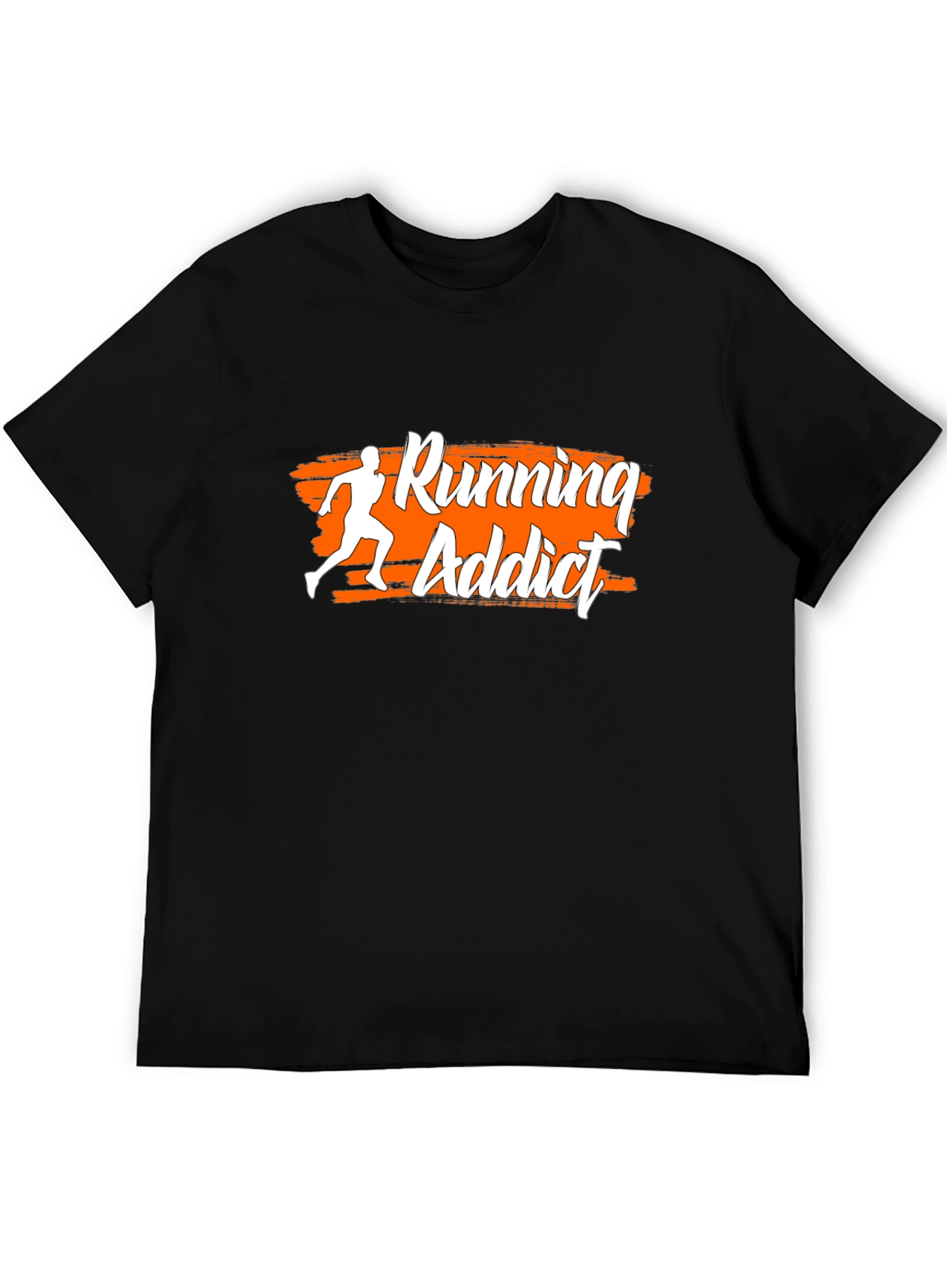 Running Addict Graphic Tee - Black