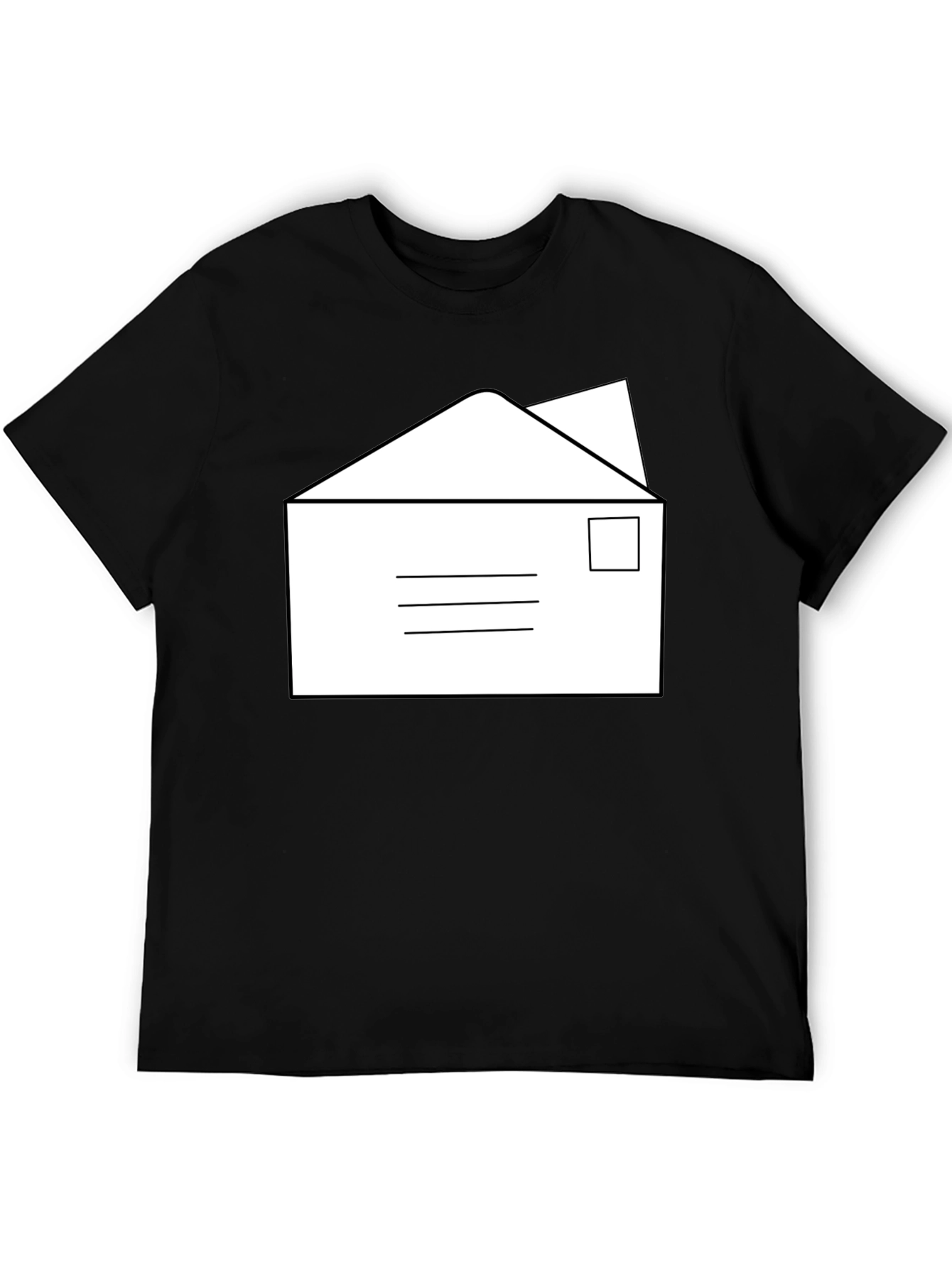 Envelope Graphic T-Shirt - Classic Mail Design
