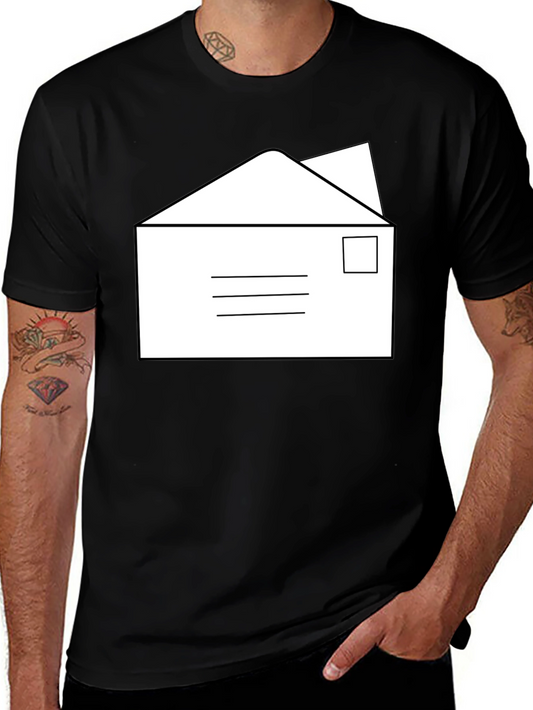 Envelope Graphic T-Shirt - Classic Mail Design