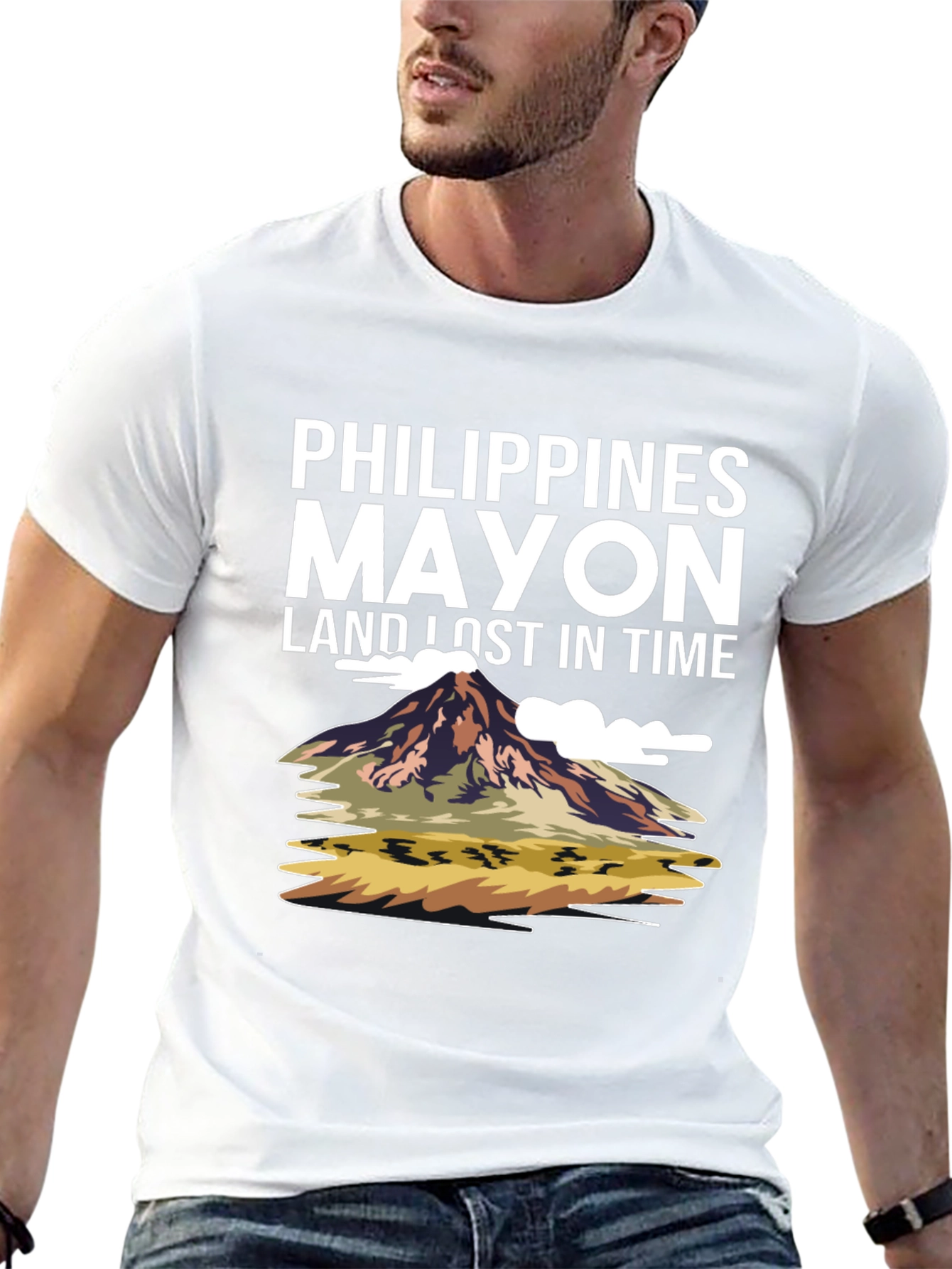 Philippines Mayon Volcano T-Shirt | Travel Graphic Tee | Philippines Lover Shirt | Nature Landscape Gift | Free Shipping $50+