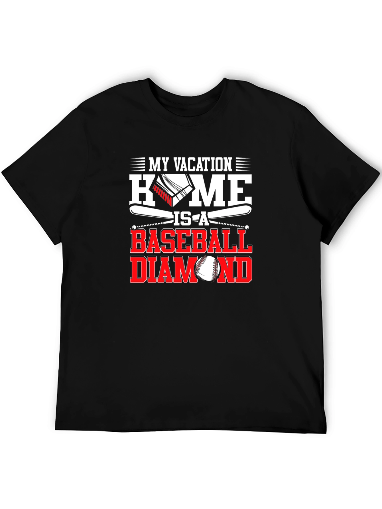 Baseball Diamond Vacation T-Shirt