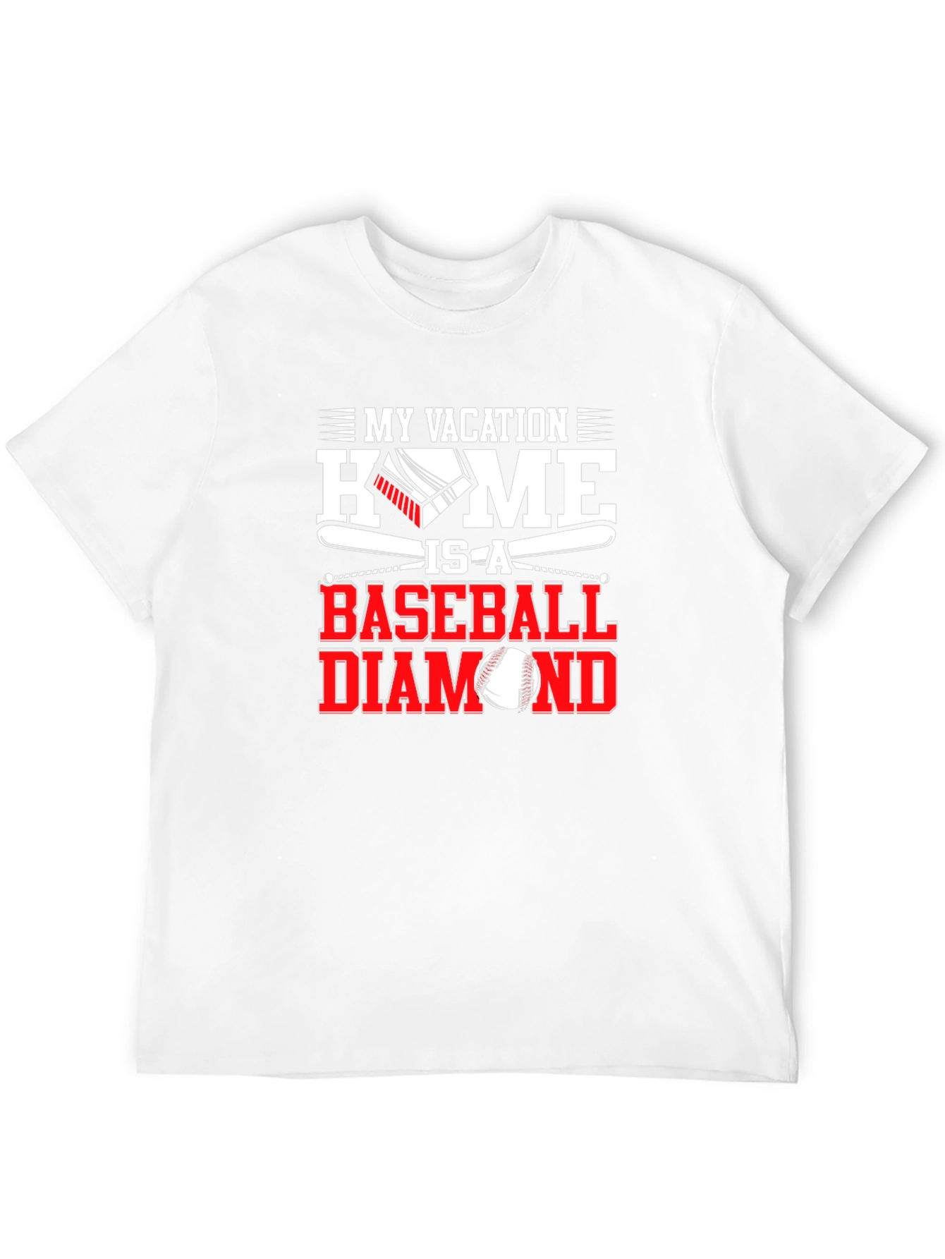 Baseball Diamond Vacation T-Shirt