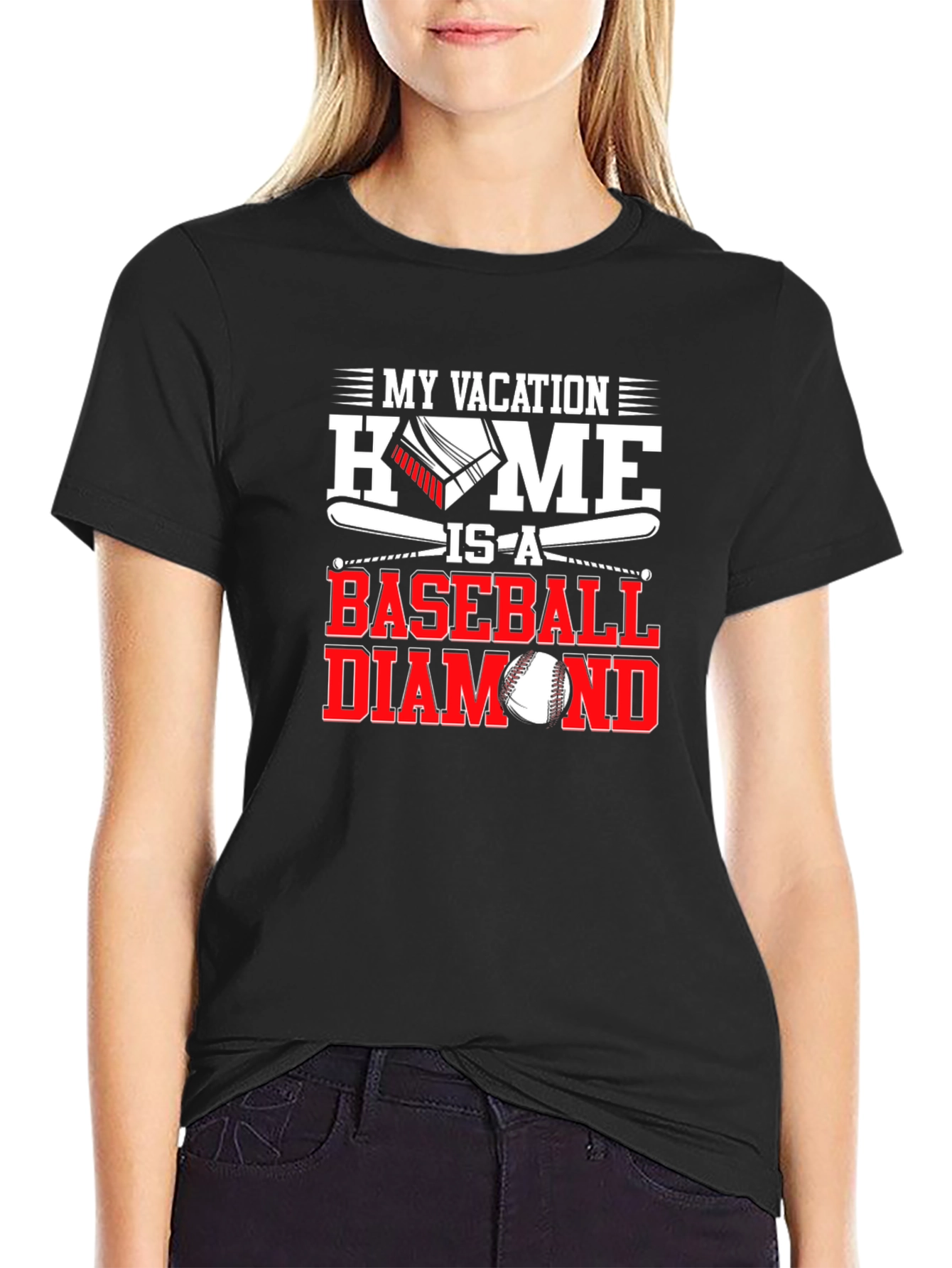Baseball Diamond Vacation T-Shirt
