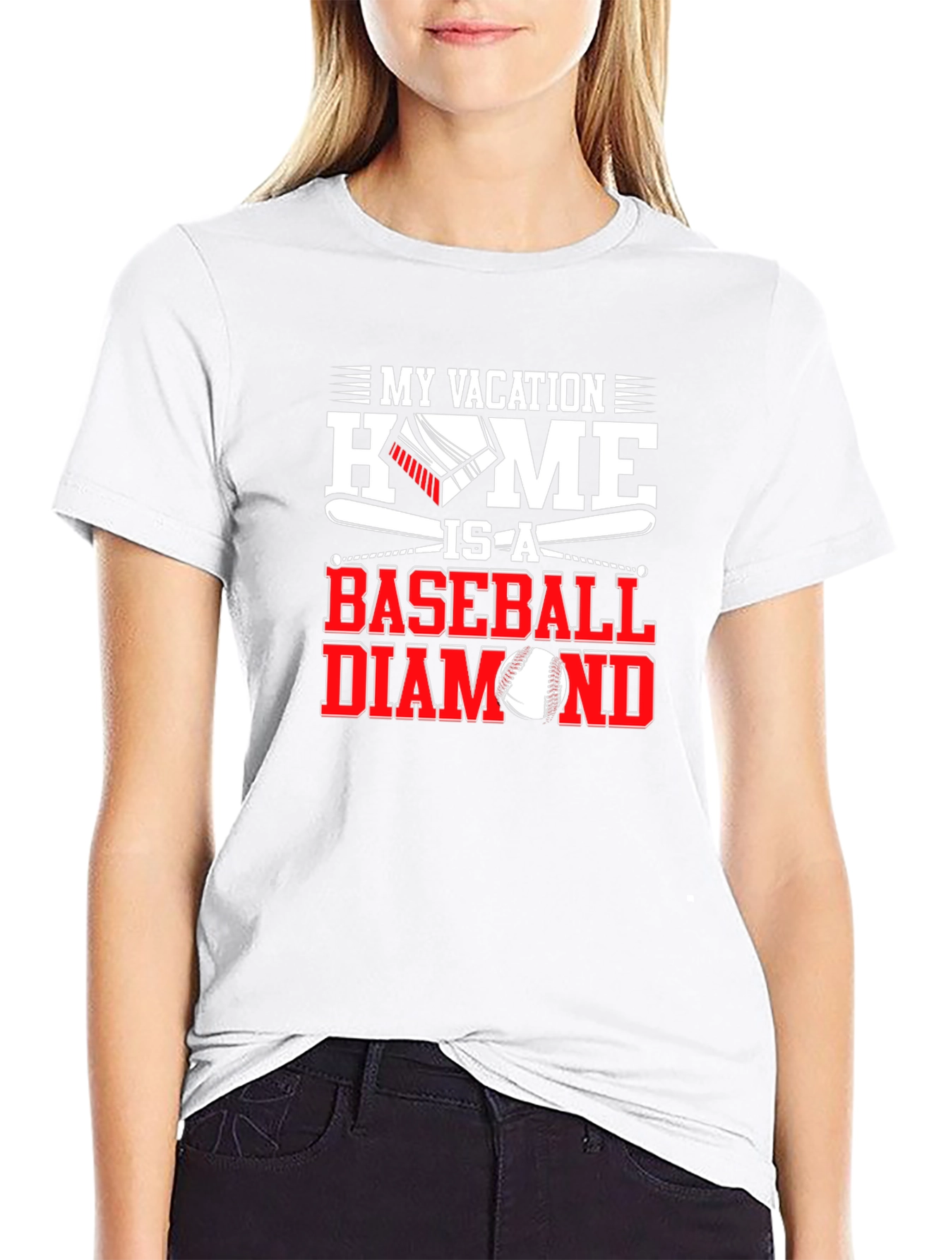 Baseball Diamond Vacation T-Shirt