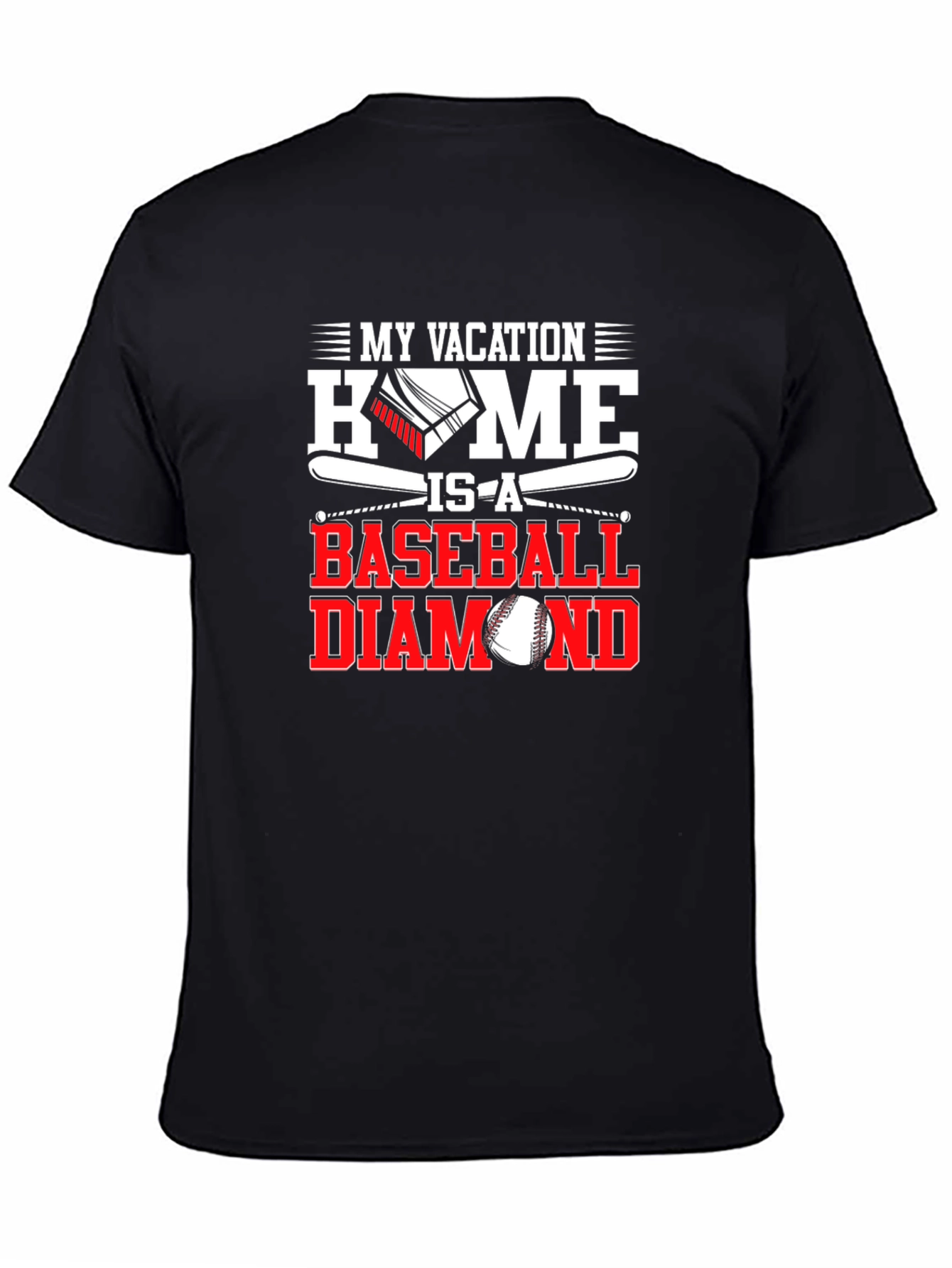 Baseball Diamond Vacation T-Shirt