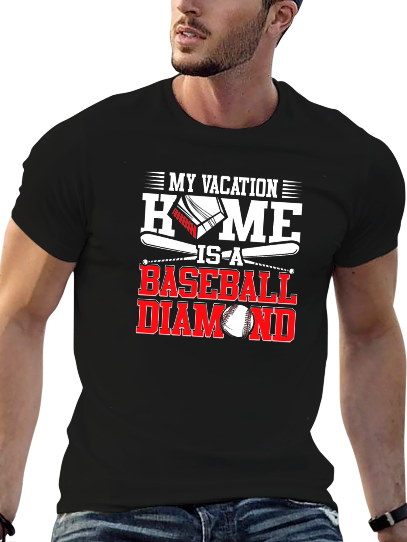 Baseball Diamond Vacation T-Shirt