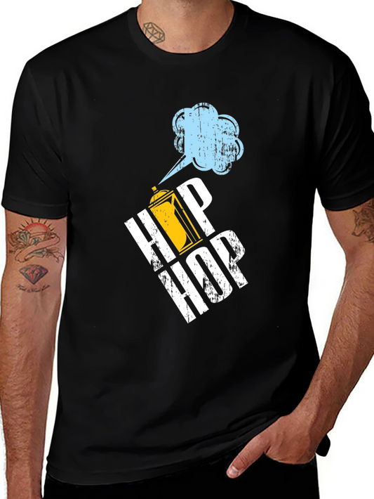 Hip Hop Spray Paint T-Shirt - Urban Style