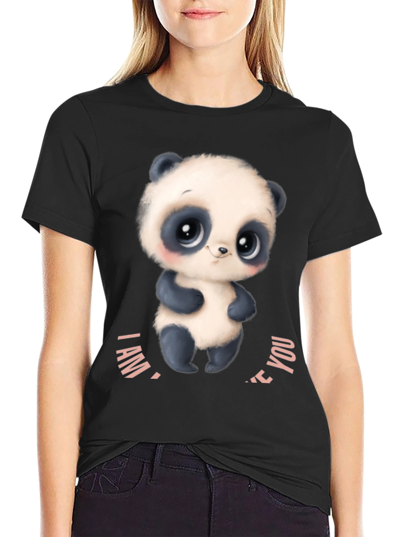 Cute Panda I Love You T-Shirt