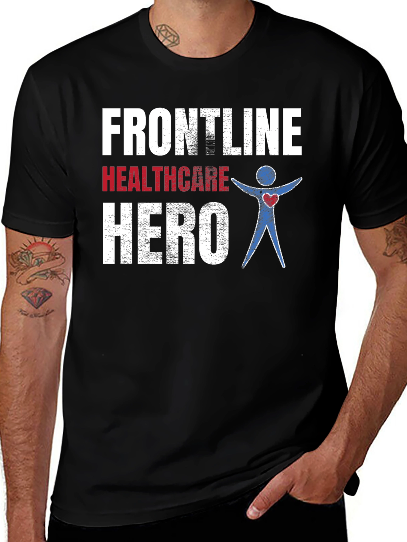 Frontline Healthcare Hero Graphic T-Shirt