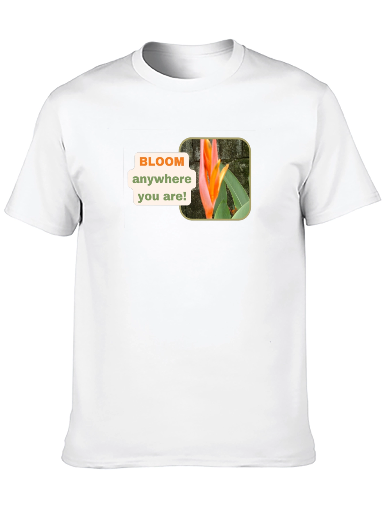 Bloom Anywhere Black T-Shirt