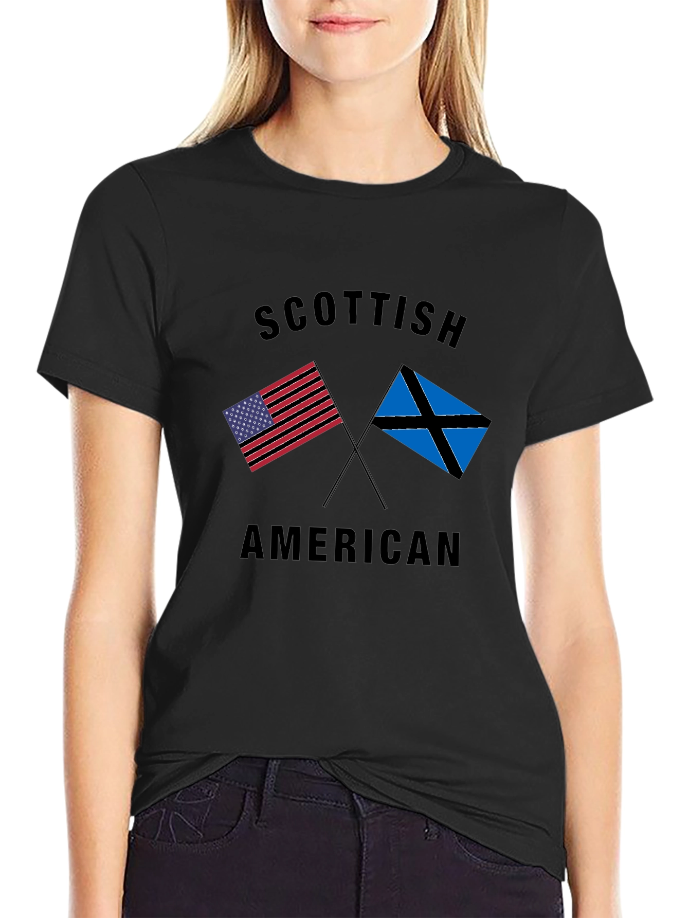 Scottish American Flag T-Shirt