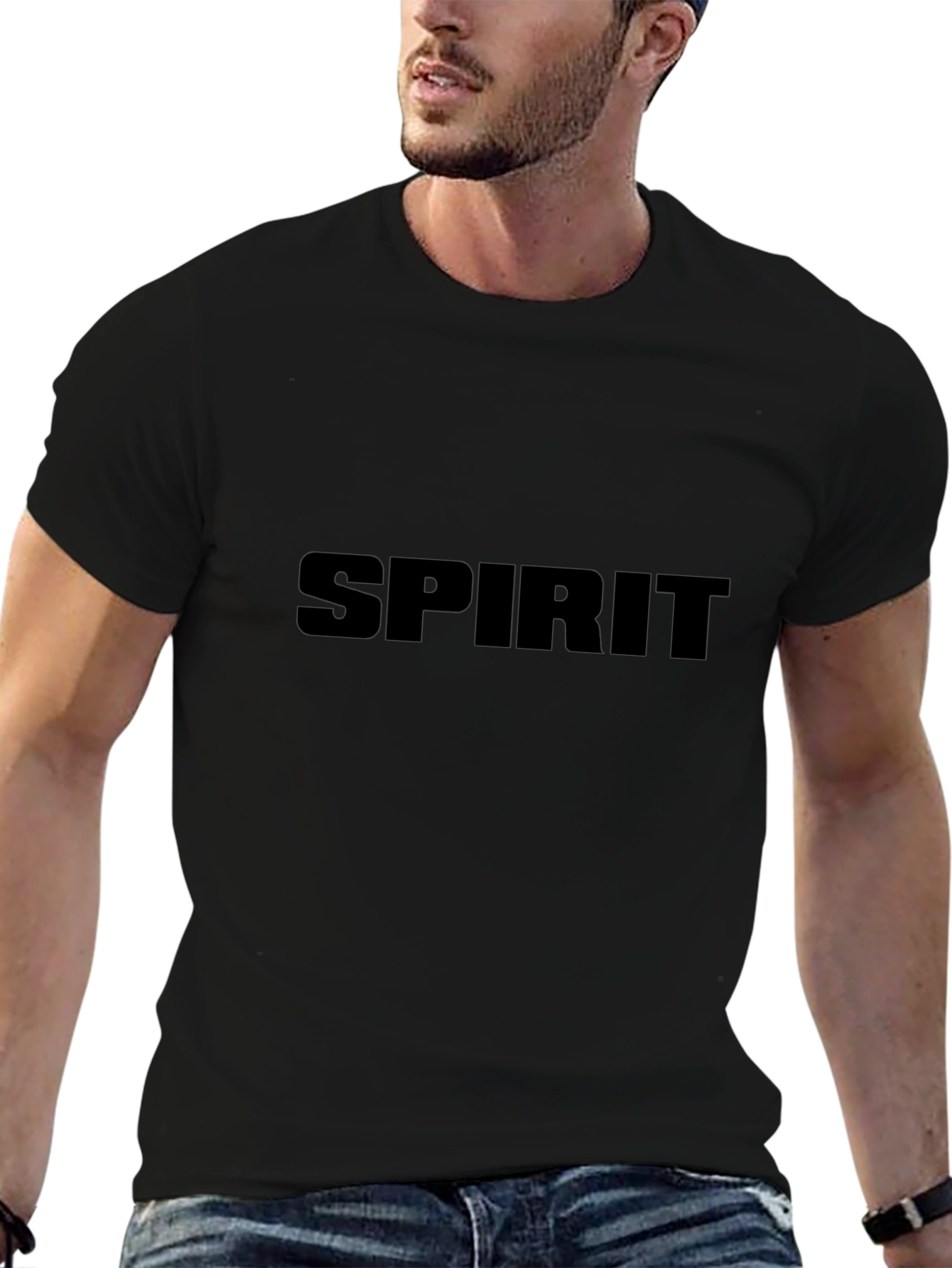 Spirit Graphic T-Shirt - Black