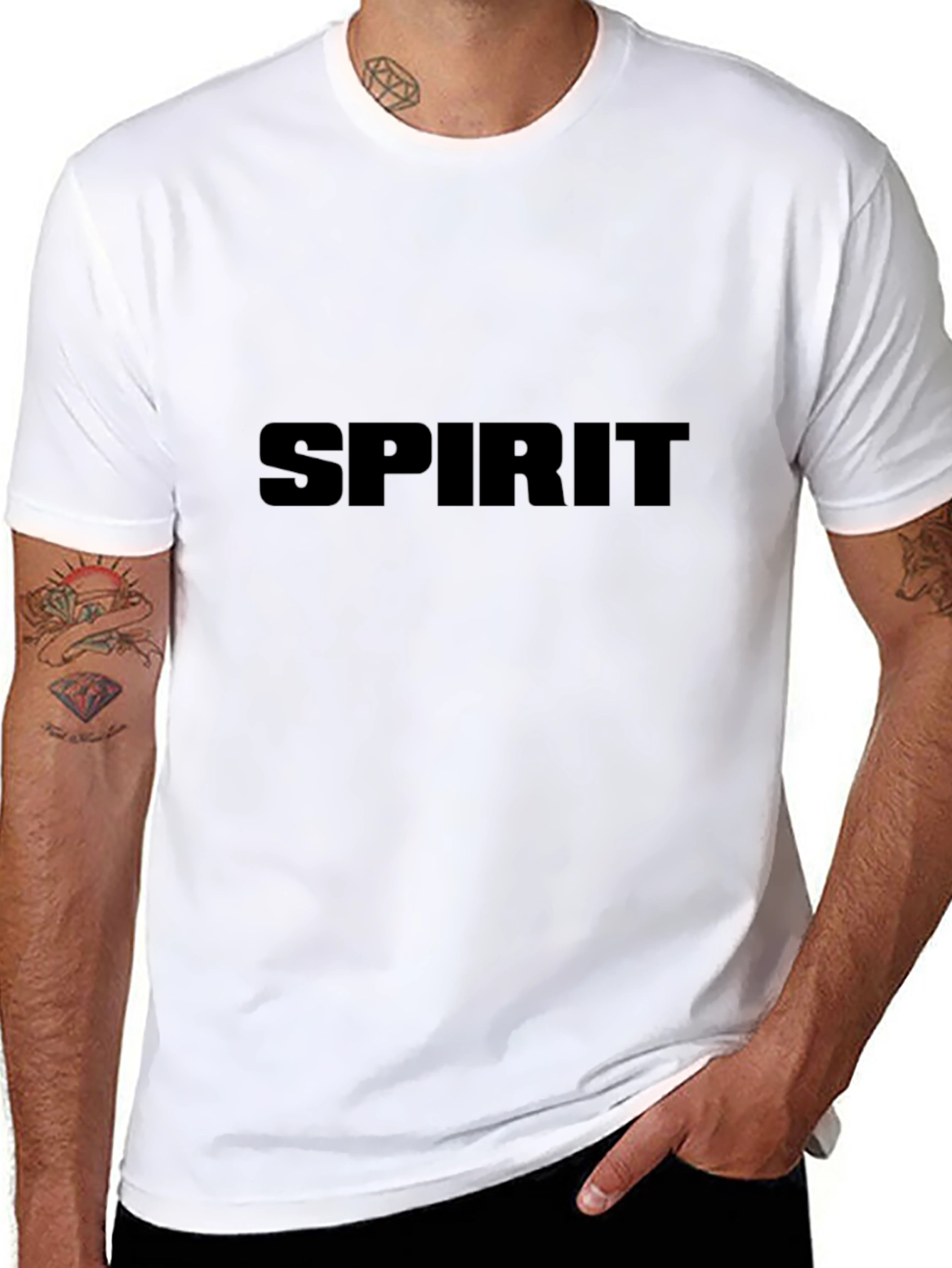 Spirit Graphic T-Shirt - Black